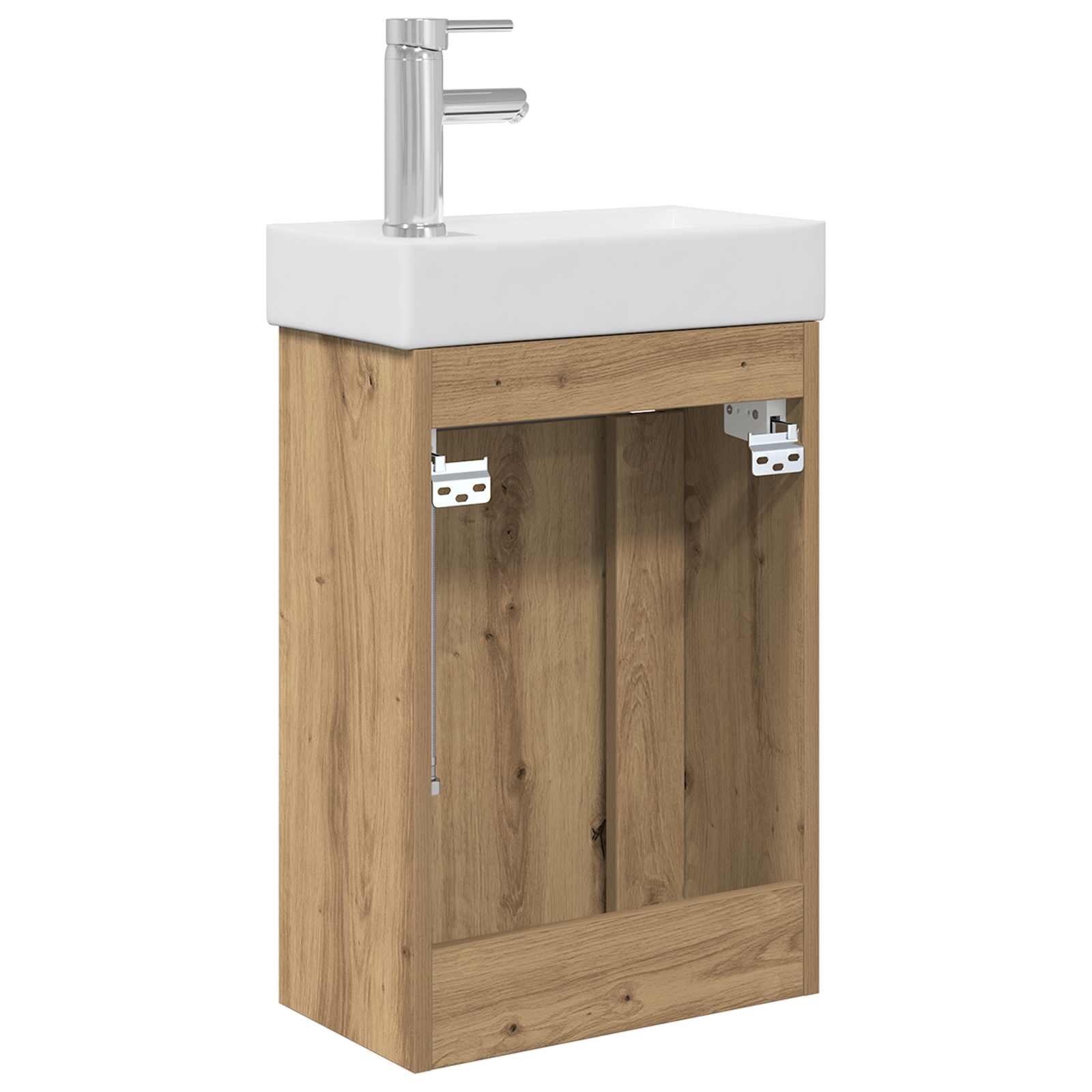 Badkamerkast met wastafel Artisan eik 40,5 x 22,5 x 62 cm is nu te koop bij PeponiXL, paradijselijk wonen!
