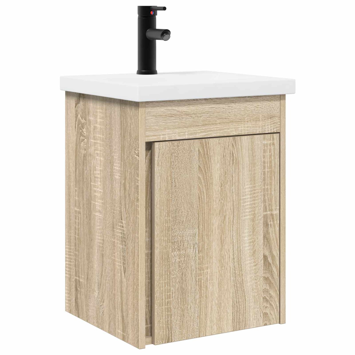 Badkamermeubel met kraan Sonoma Eiken 42 x 40 x 74,5 cm is nu te koop bij PeponiXL, paradijselijk wonen!