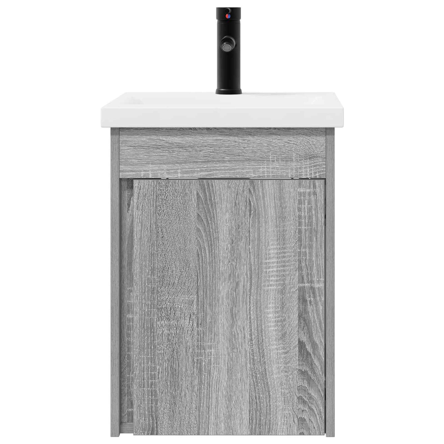 Badkamermeubel met kraan Grijs Sonoma 42 x 40 x 74,5 cm is nu te koop bij PeponiXL, paradijselijk wonen!