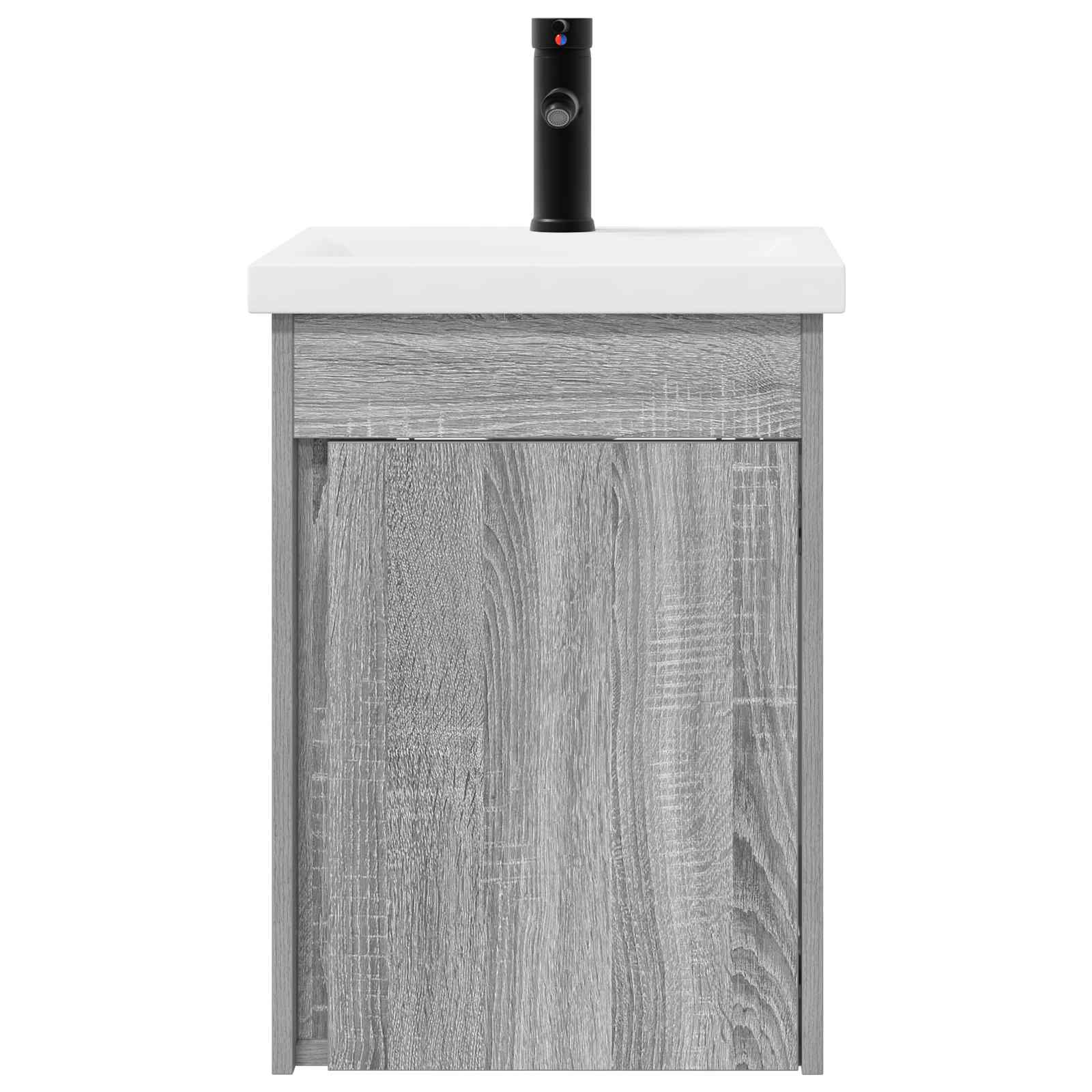 Badkamermeubel met kraan Grijs Sonoma 42 x 40 x 74,5 cm is nu te koop bij PeponiXL, paradijselijk wonen!