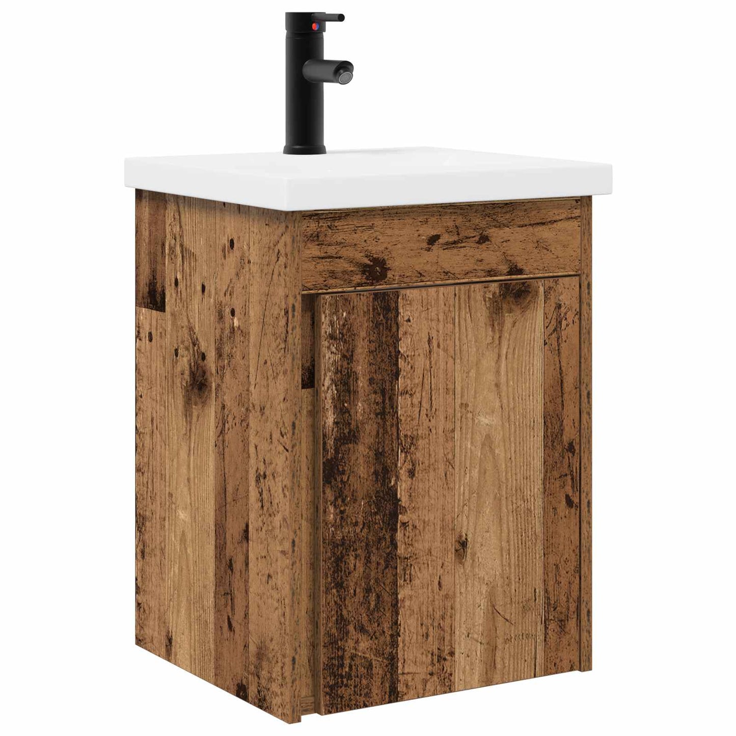 Badkamermeubel met kraan Oud hout 42 x 40 x 74,5 cm is nu te koop bij PeponiXL, paradijselijk wonen!
