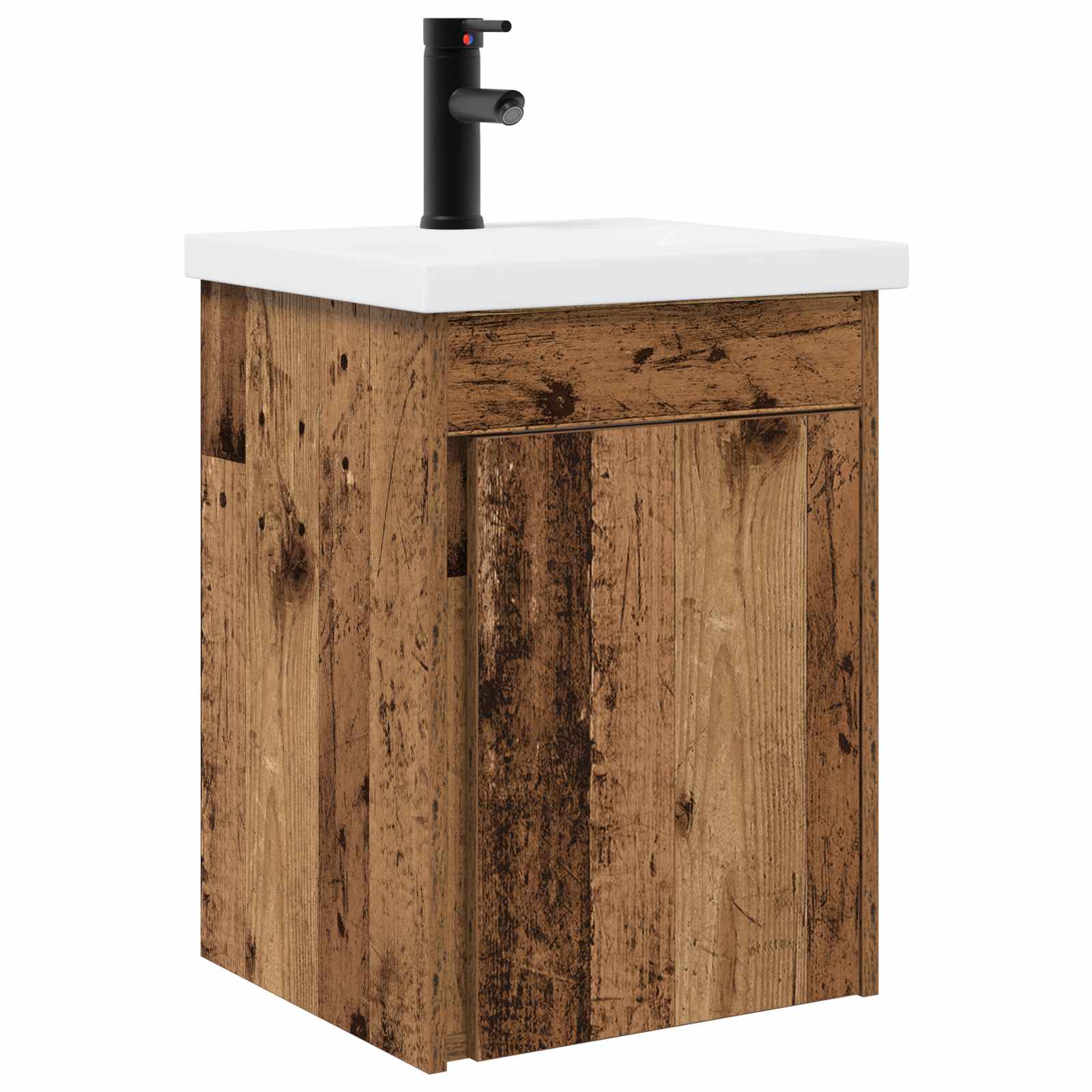 Badkamermeubel met kraan Oud hout 42 x 40 x 74,5 cm is nu te koop bij PeponiXL, paradijselijk wonen!