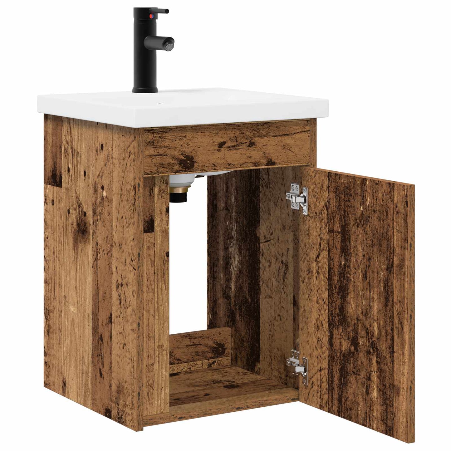Badkamermeubel met kraan Oud hout 42 x 40 x 74,5 cm is nu te koop bij PeponiXL, paradijselijk wonen!