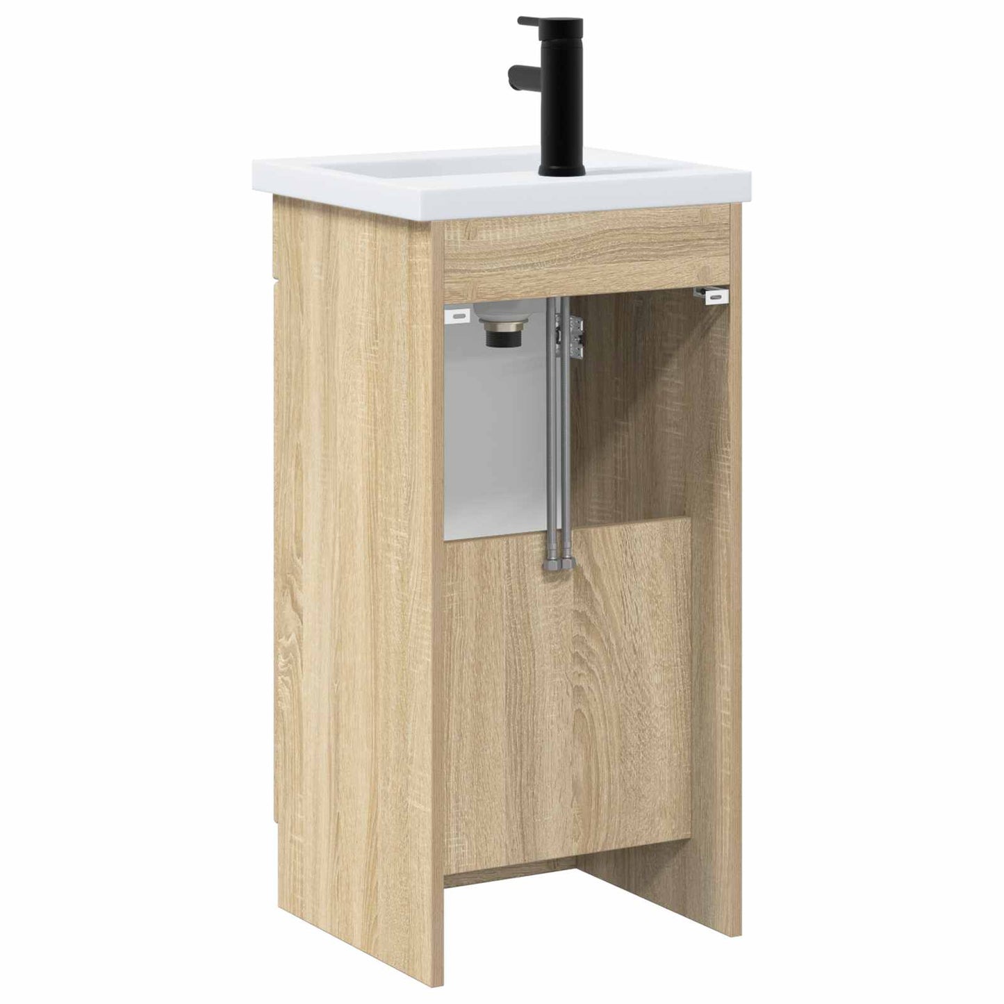 Badkamermeubel met Wasbak Sonoma Eiken 42 x 40 x 84,5 cm is nu te koop bij PeponiXL, paradijselijk wonen!