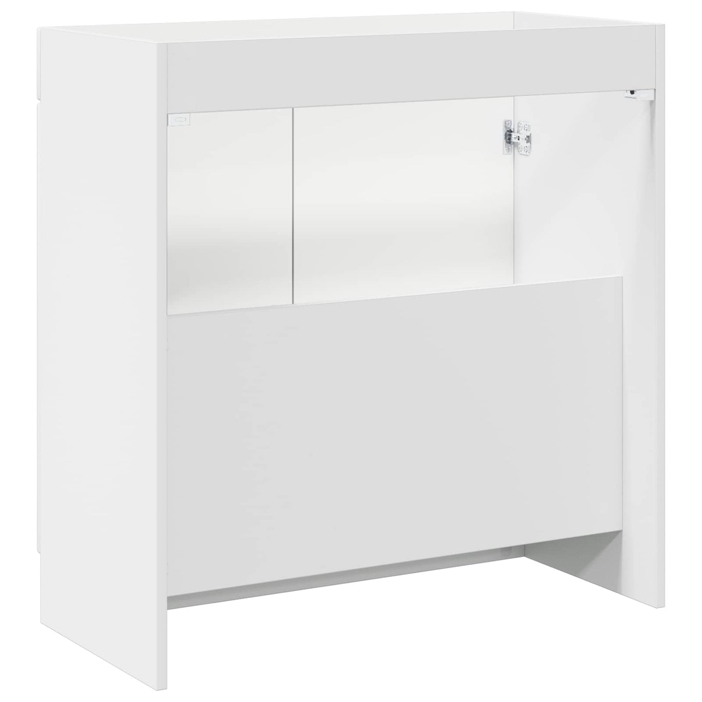 Badkamer onder wastafel kast Wit 56 x 37,5 x 81 cm Bewerkt hout is nu te koop bij PeponiXL, paradijselijk wonen!