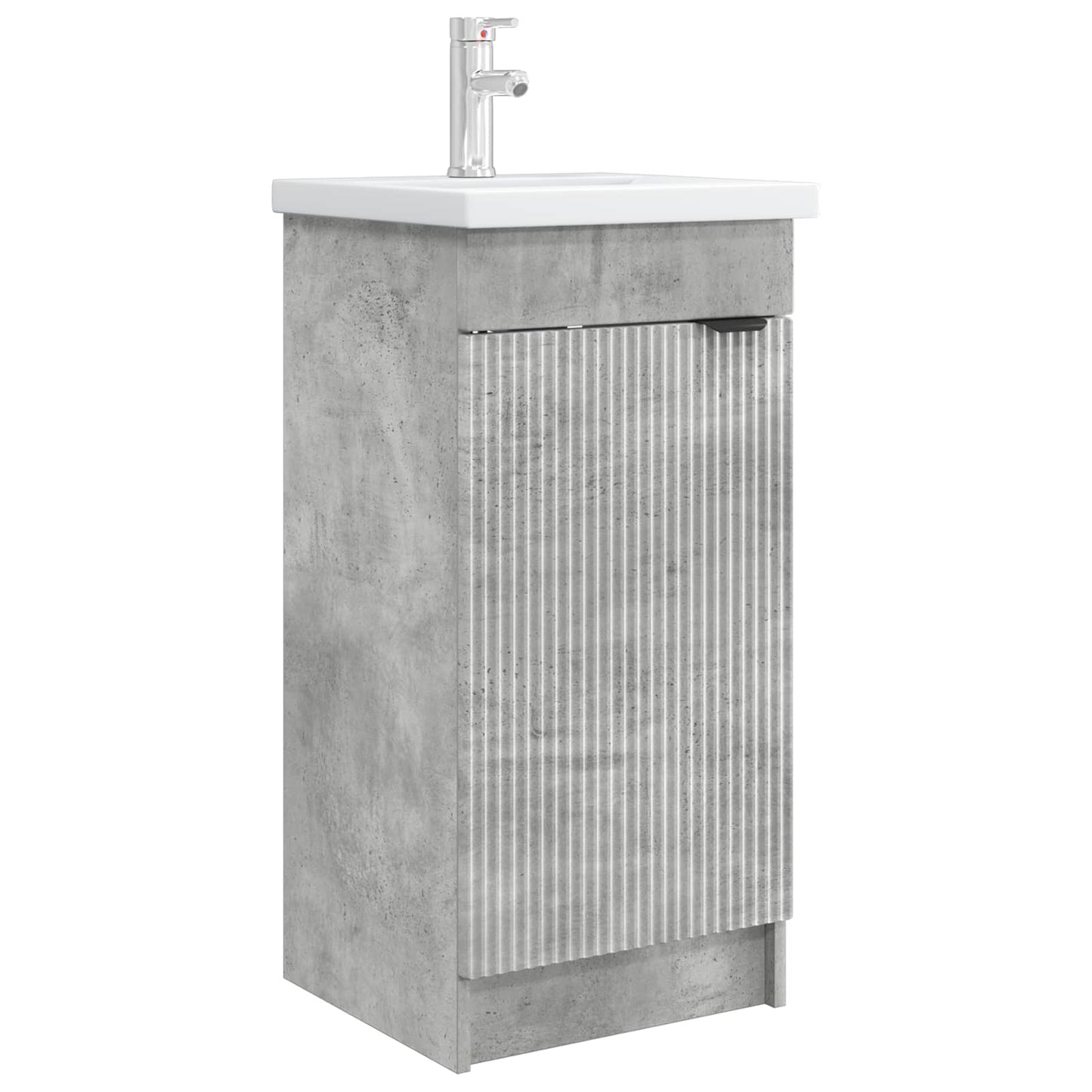 Badkamermeubel met Wasbak Betongrijs 42 x 40 x 84,5 cm is nu te koop bij PeponiXL, paradijselijk wonen!