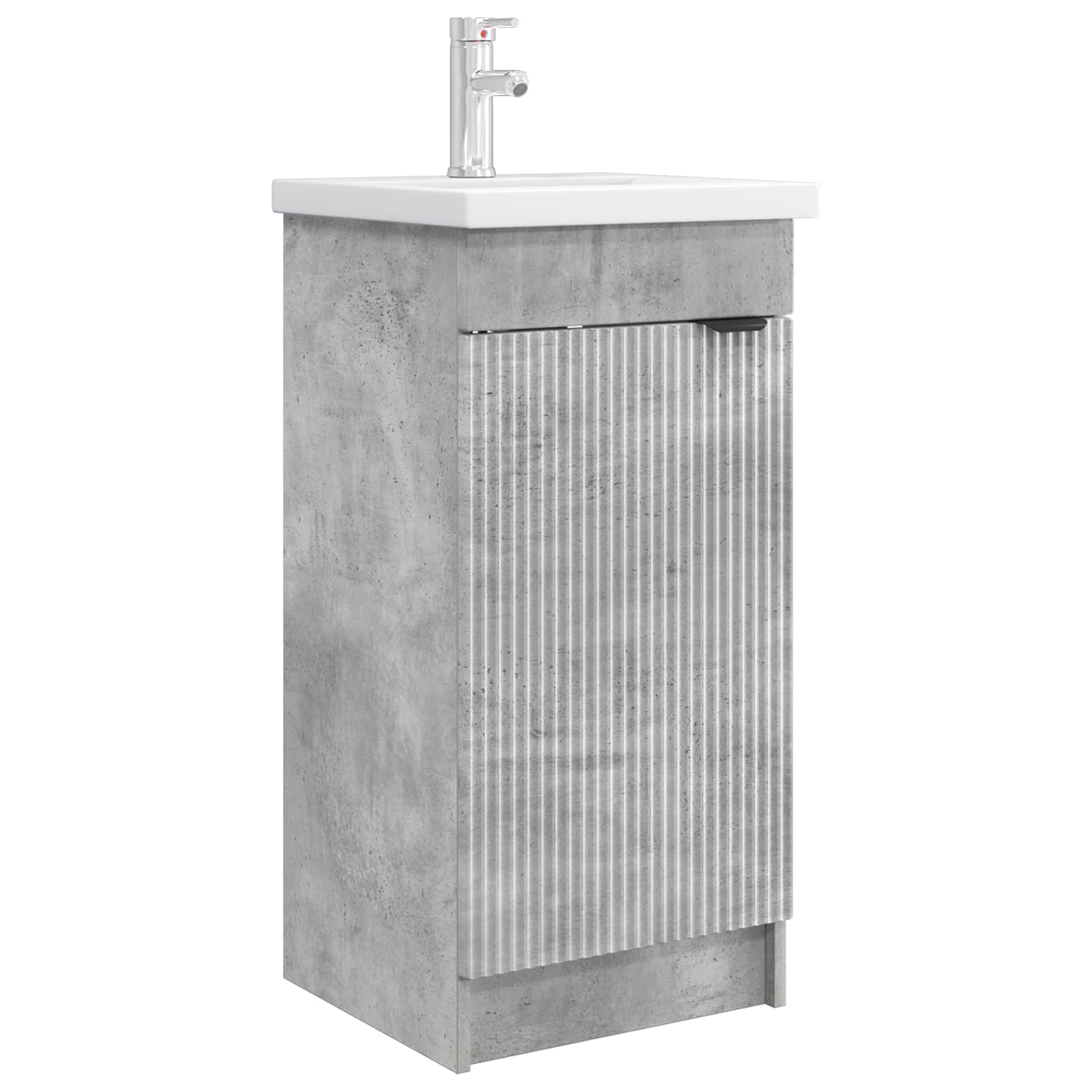 Badkamermeubel met Wasbak Betongrijs 42 x 40 x 84,5 cm is nu te koop bij PeponiXL, paradijselijk wonen!