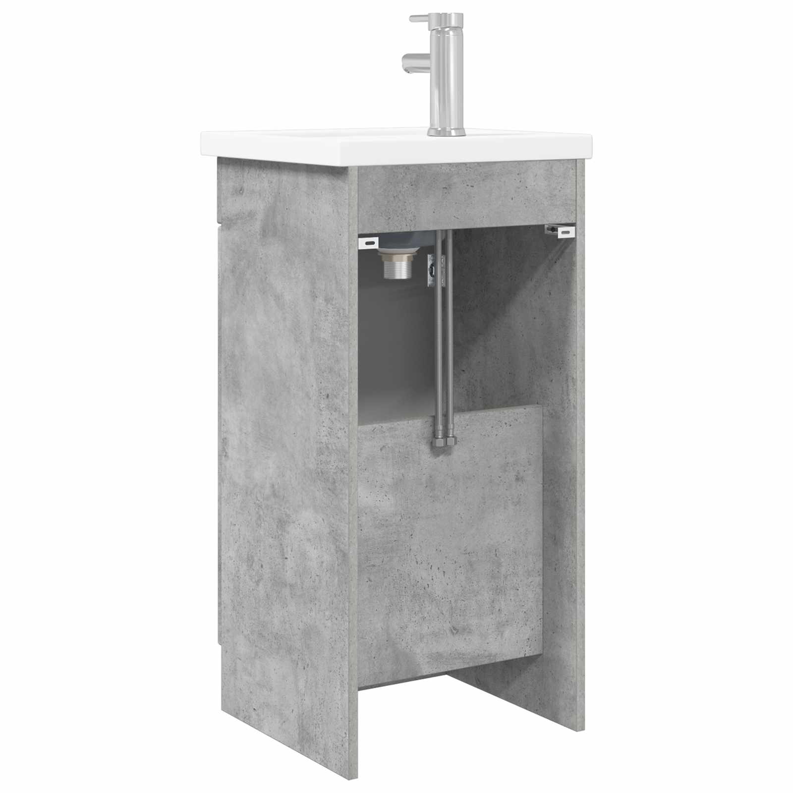 Badkamermeubel met Wasbak Betongrijs 42 x 40 x 84,5 cm is nu te koop bij PeponiXL, paradijselijk wonen!