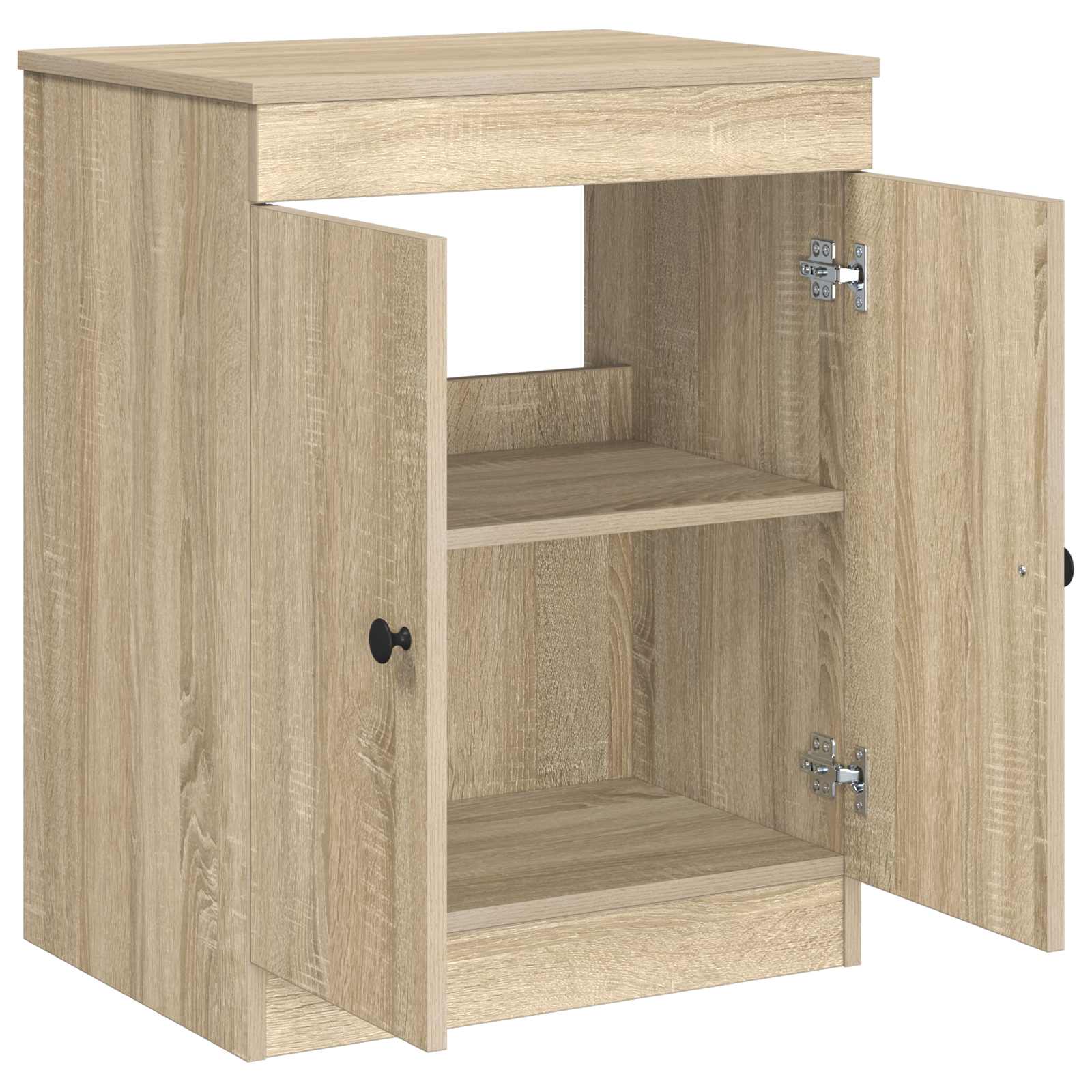 Badkamerkast Sonoma Eiken 54 x 41 x 70 cm Bewerkt hout is nu te koop bij PeponiXL, paradijselijk wonen!