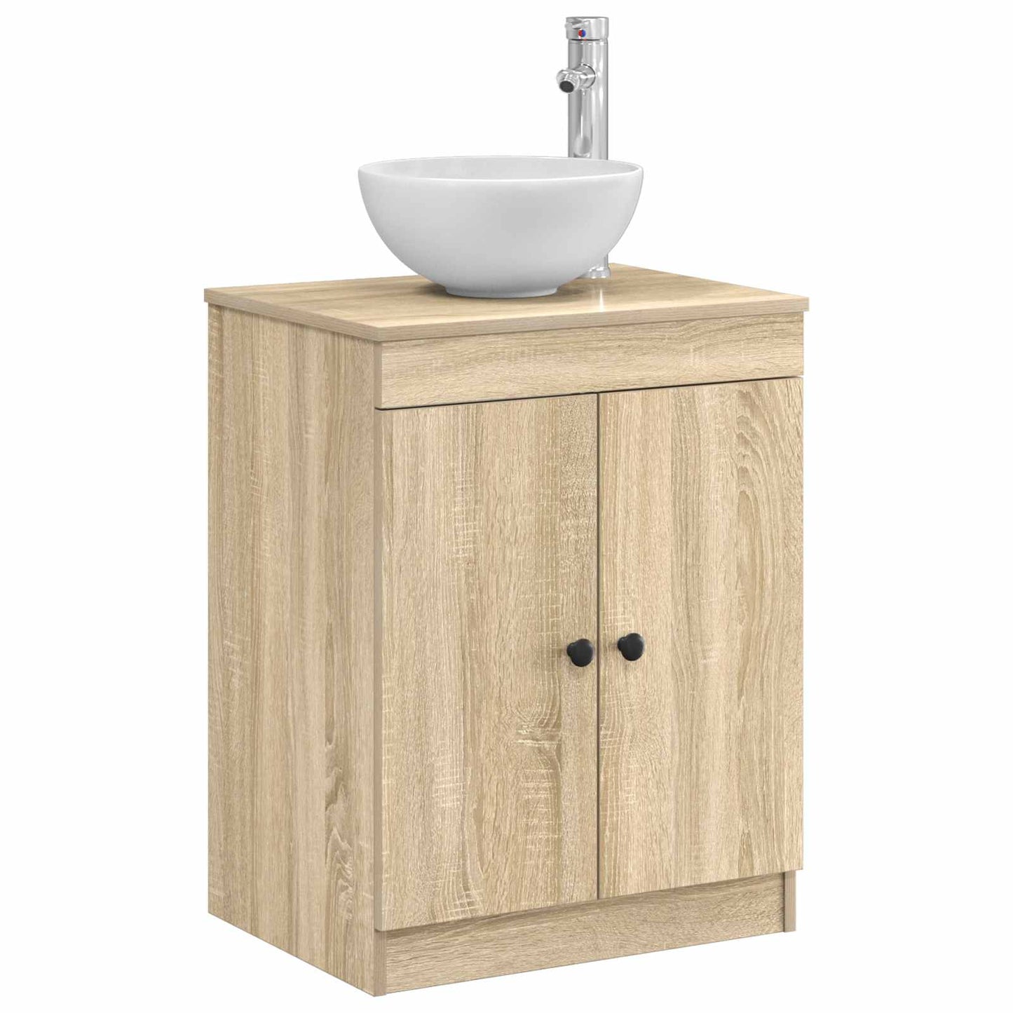 Badkamerkast Sonoma Eiken 54 x 41 x 70 cm Bewerkt hout is nu te koop bij PeponiXL, paradijselijk wonen!