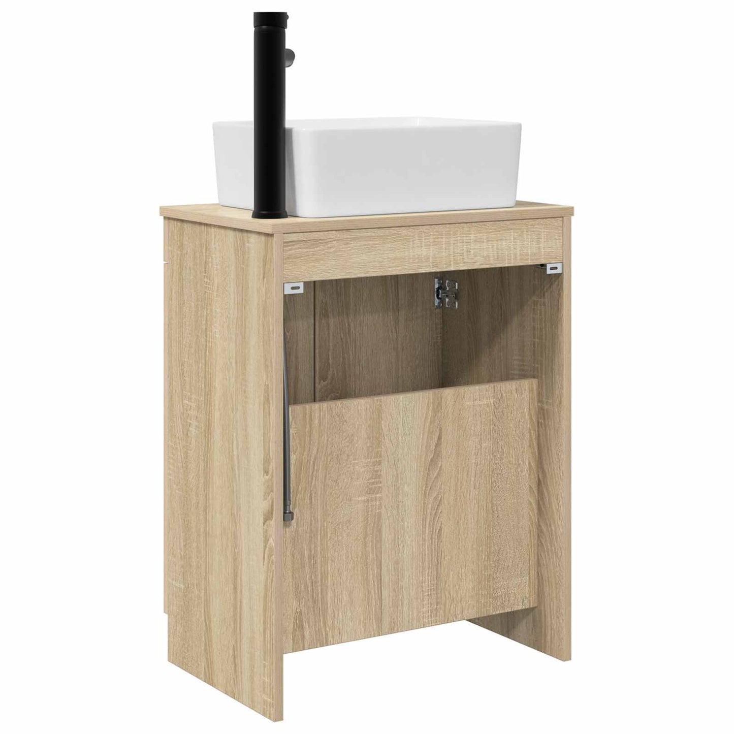 Badkamermeubel met Wasbak Sonoma Eiken 54 x 35 x 83 cm is nu te koop bij PeponiXL, paradijselijk wonen!