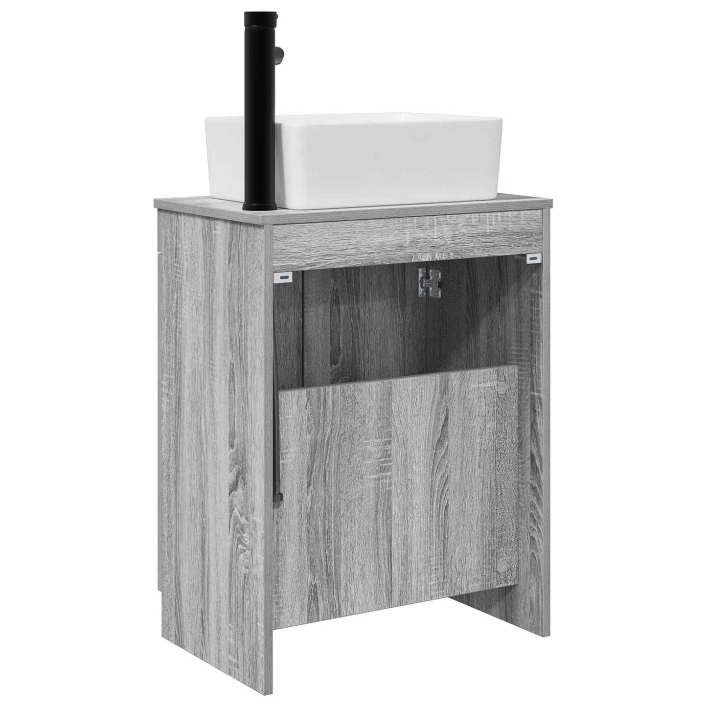 Badkamermeubel met Wasbak Grijs Sonoma 54 x 35 x 83 cm is nu te koop bij PeponiXL, paradijselijk wonen!
