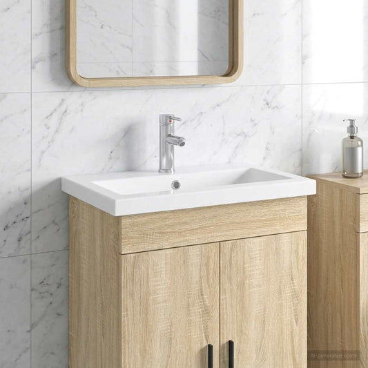 Badkamer Waskom Chroom 61 x 40 x 16,5 cm Metaal is nu te koop bij PeponiXL, paradijselijk wonen!
