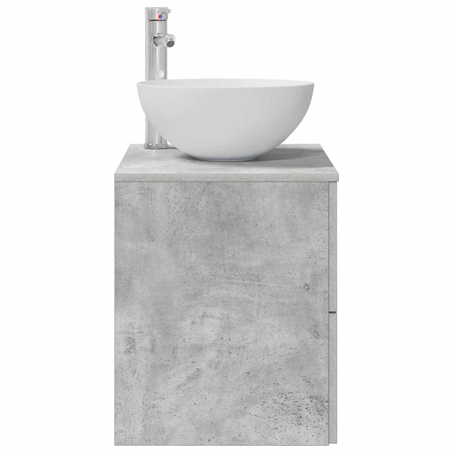 Wandgemonteerde Wastafel Vanity Betongrijs 49,5 x 35 x 63 cm is nu te koop bij PeponiXL, paradijselijk wonen!