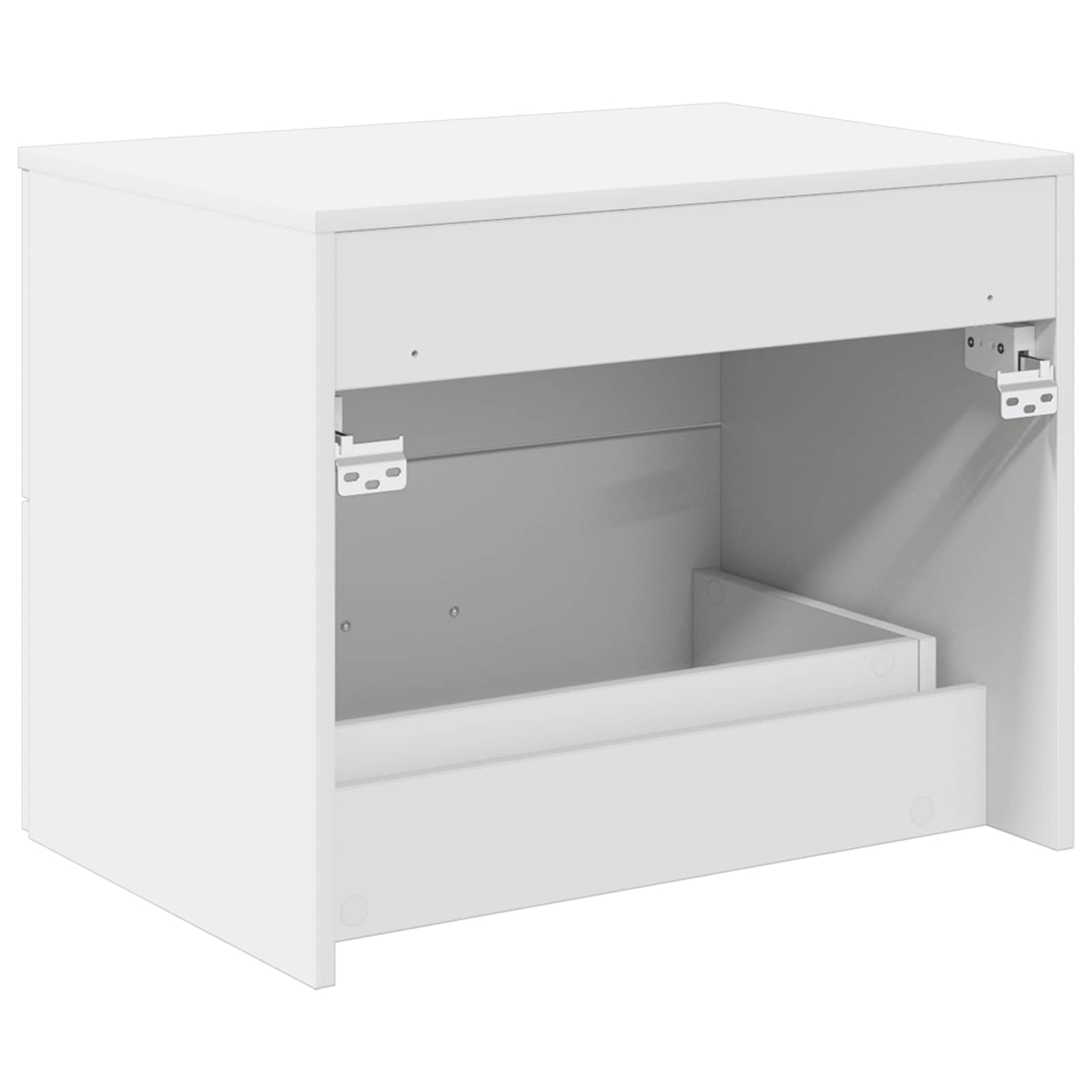 Wandgemonteerde Badkamerkast Wit 62,5 x 44,5 x 50 cm is nu te koop bij PeponiXL, paradijselijk wonen!