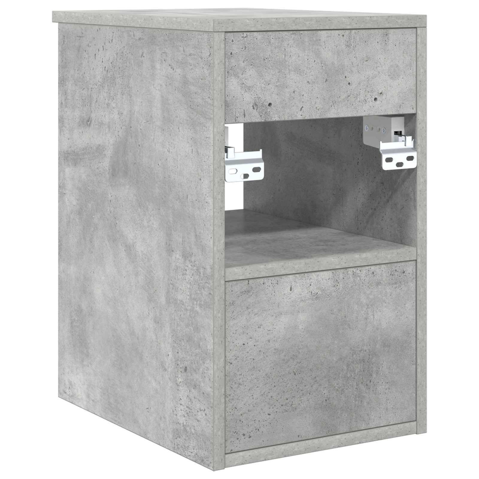 Badkamerkast Tussenin Betongrijs 30 x 35 x 50 cm Bewerkt hout is nu te koop bij PeponiXL, paradijselijk wonen!