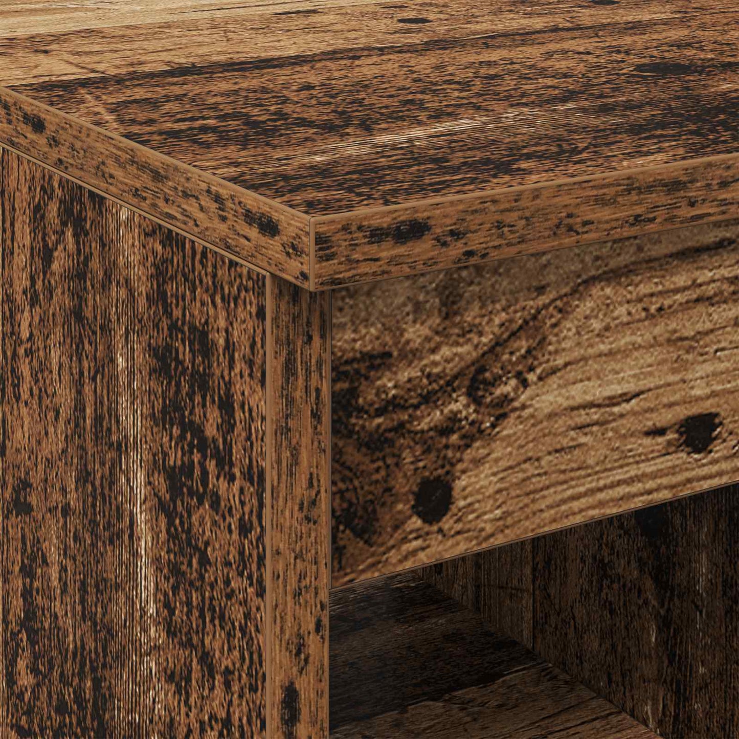 Badkamerkast Tussenin Oud hout 30 x 35 x 50 cm Bewerkt hout is nu te koop bij PeponiXL, paradijselijk wonen!