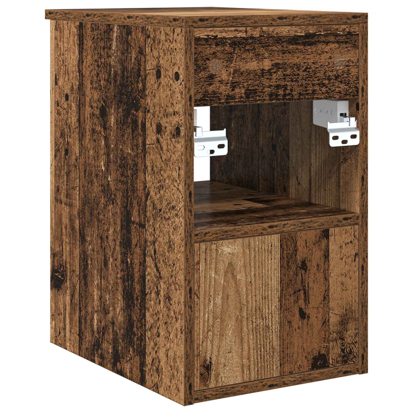 Badkamerkast Tussenin Oud hout 30 x 35 x 50 cm Bewerkt hout is nu te koop bij PeponiXL, paradijselijk wonen!