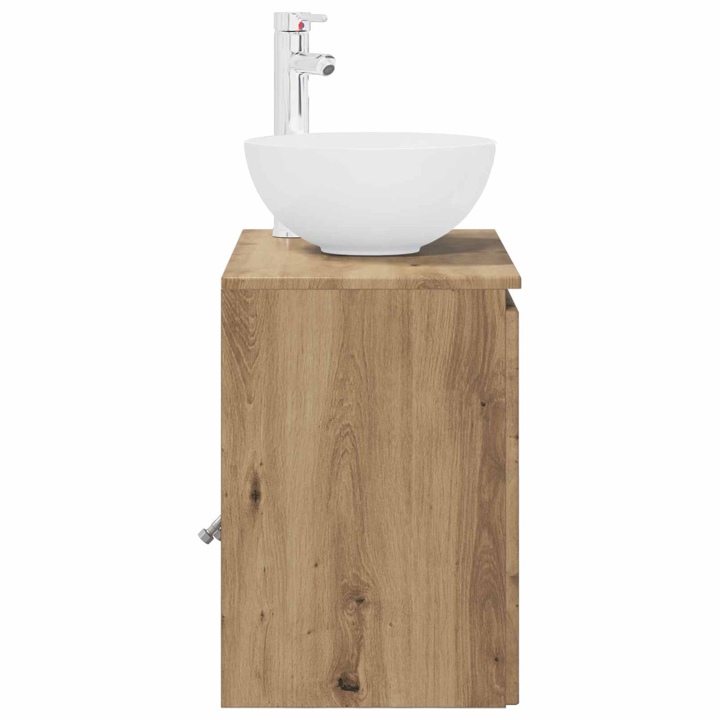 Wandgemonteerde wastafelmeubel Artisanaal eiken is nu te koop bij PeponiXL, paradijselijk wonen!