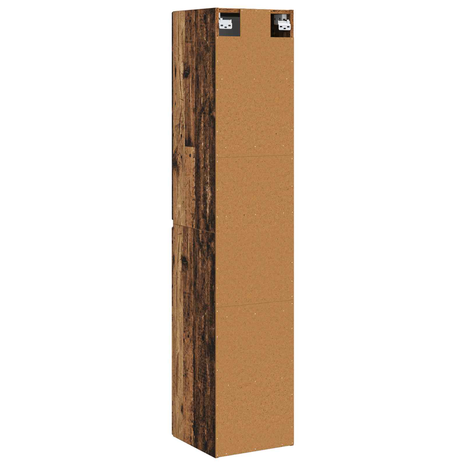 Wand Gemonteerde Badkamerkast Oud hout 33 x 34,5 x 160 cm is nu te koop bij PeponiXL, paradijselijk wonen!
