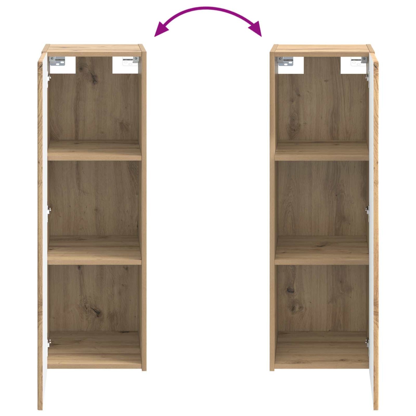 Wand Gemonteerde Badkamerkast Artisanaal eiken is nu te koop bij PeponiXL, paradijselijk wonen!