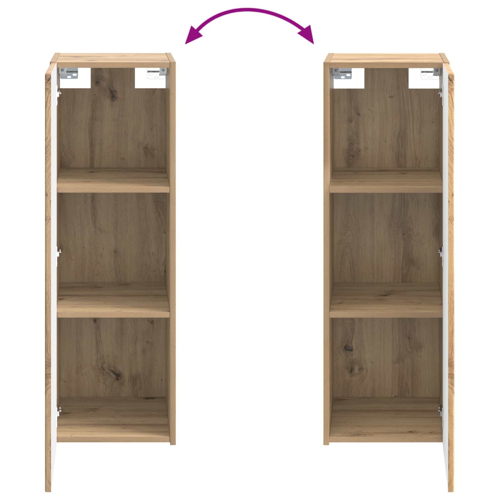 Wand Gemonteerde Badkamerkast Artisanaal eiken is nu te koop bij PeponiXL, paradijselijk wonen!