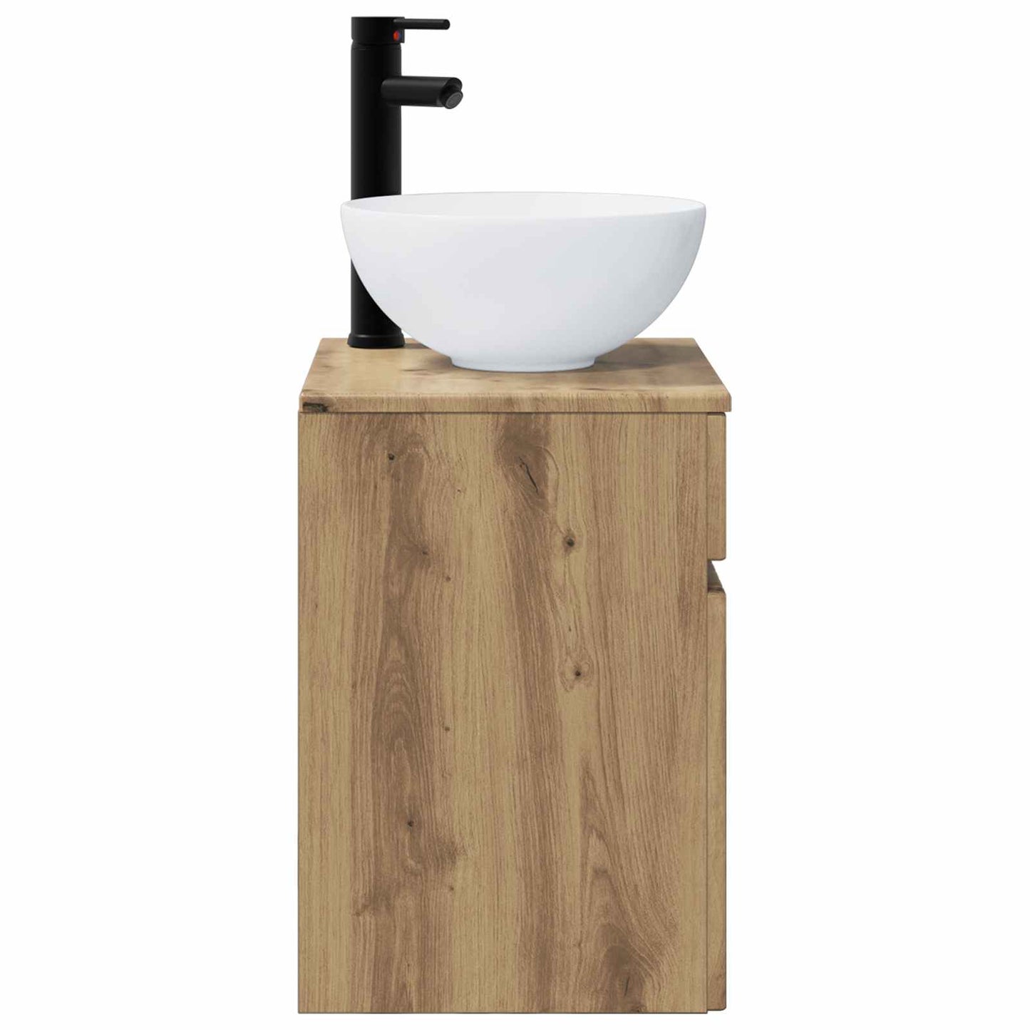 Wandgemonteerde wastafelmeubel Artisanaal eiken is nu te koop bij PeponiXL, paradijselijk wonen!