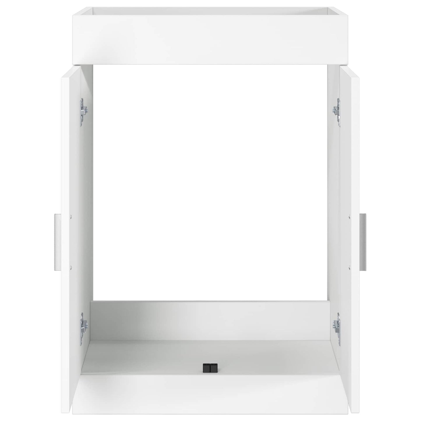 Badkamer Onder Wasbak Kast Wit 56 x 37,5 x 81 cm Bewerkt hout is nu te koop bij PeponiXL, paradijselijk wonen!