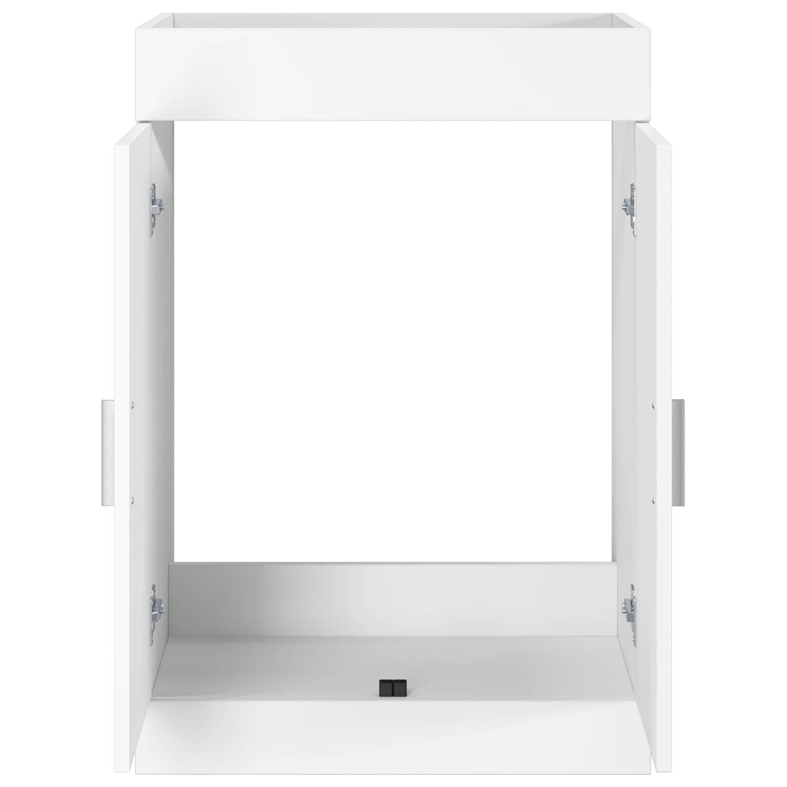 Badkamer Onder Wasbak Kast Wit 56 x 37,5 x 81 cm Bewerkt hout is nu te koop bij PeponiXL, paradijselijk wonen!