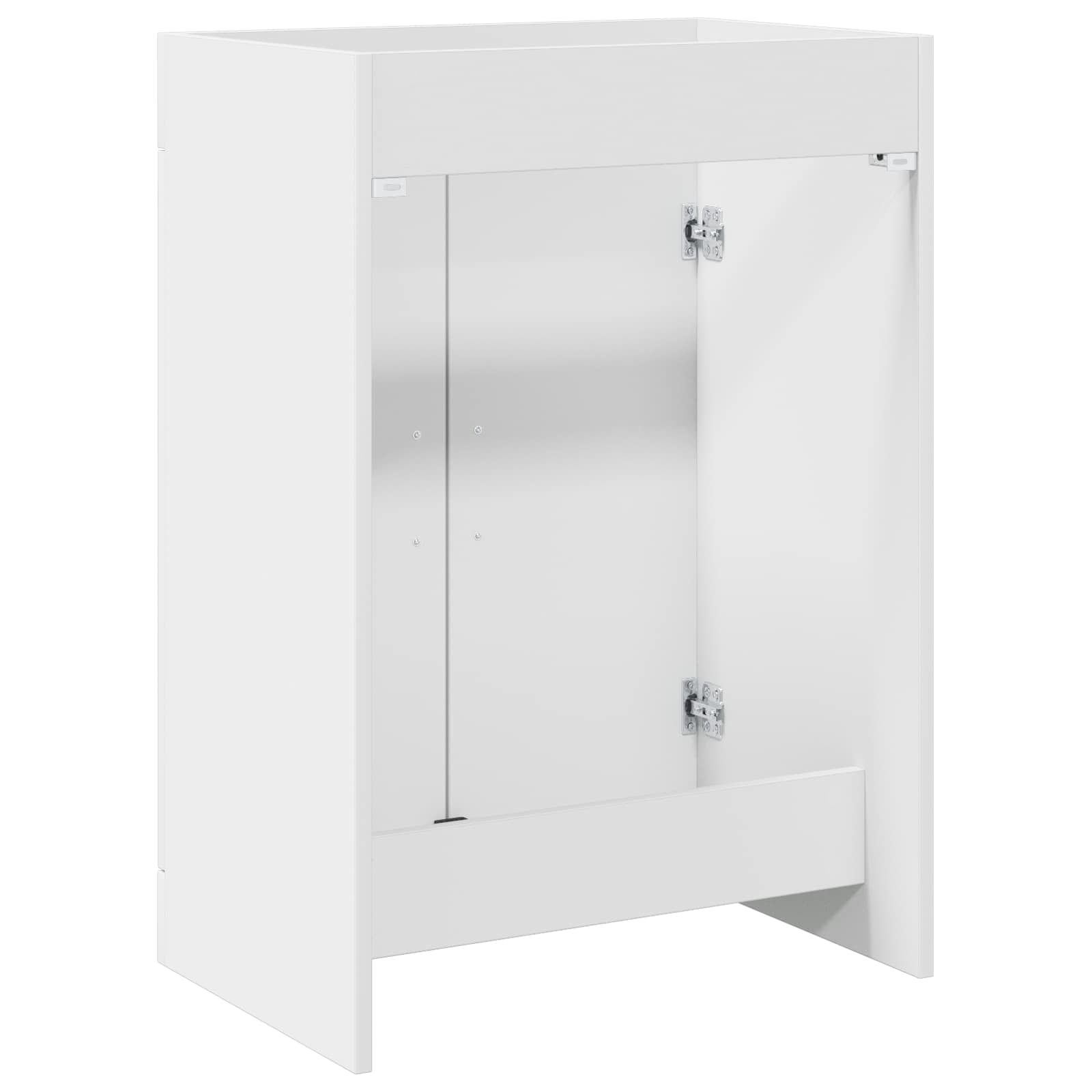 Badkamer Onder Wasbak Kast Wit 56 x 37,5 x 81 cm Bewerkt hout is nu te koop bij PeponiXL, paradijselijk wonen!