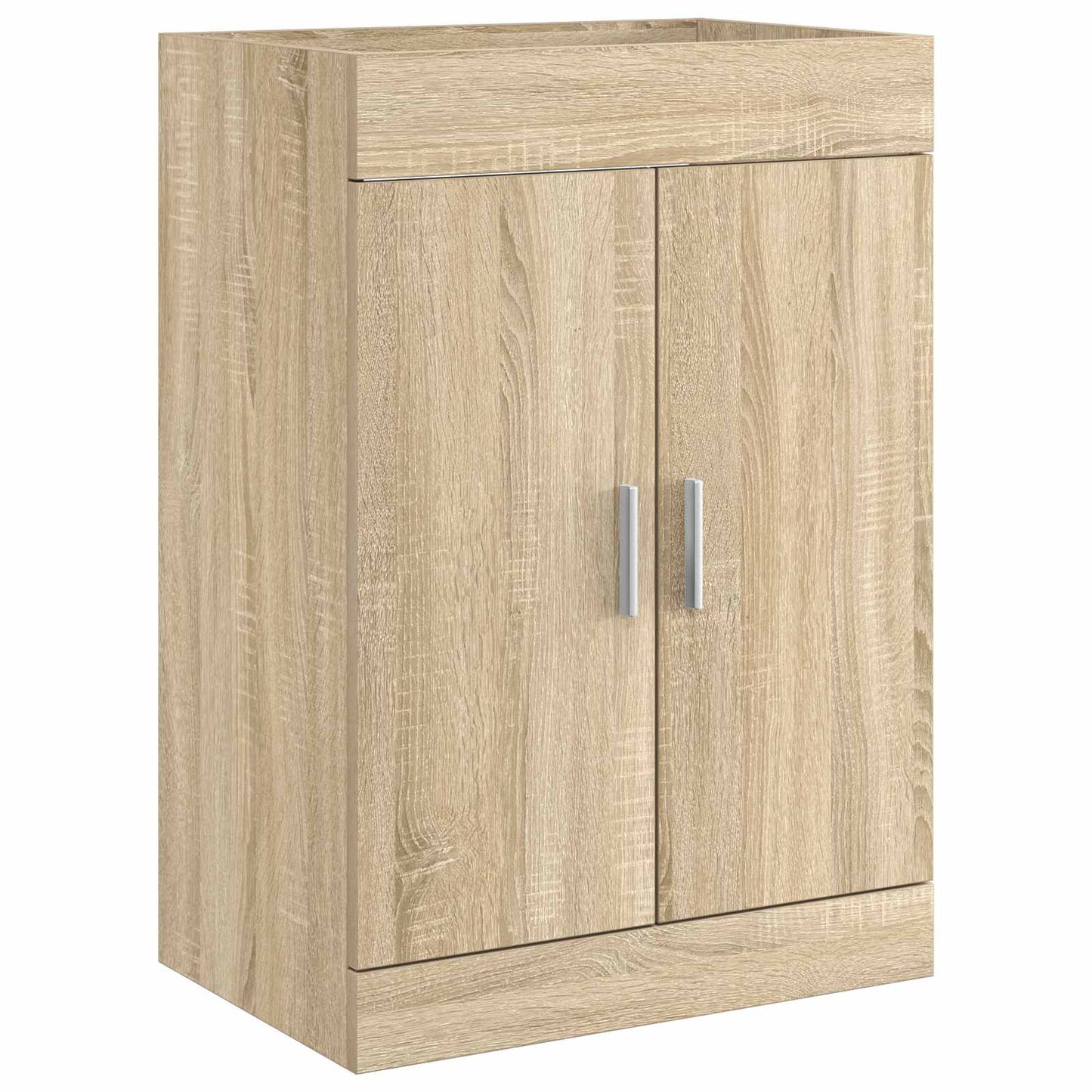 Badkamer Onder Wasbak Kast Sonoma Eiken 56 x 37,5 x 81 cm is nu te koop bij PeponiXL, paradijselijk wonen!