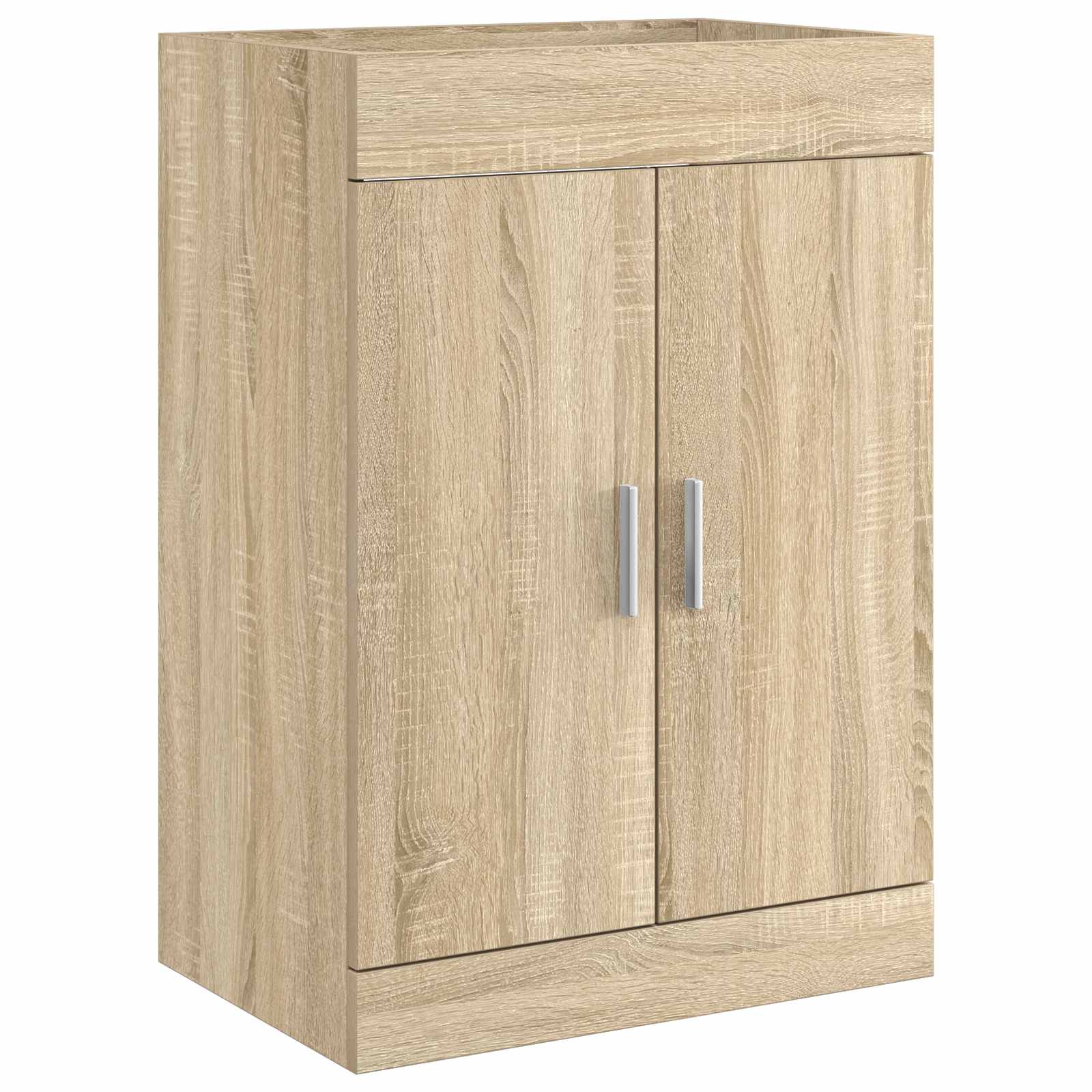Badkamer Onder Wasbak Kast Sonoma Eiken 56 x 37,5 x 81 cm is nu te koop bij PeponiXL, paradijselijk wonen!
