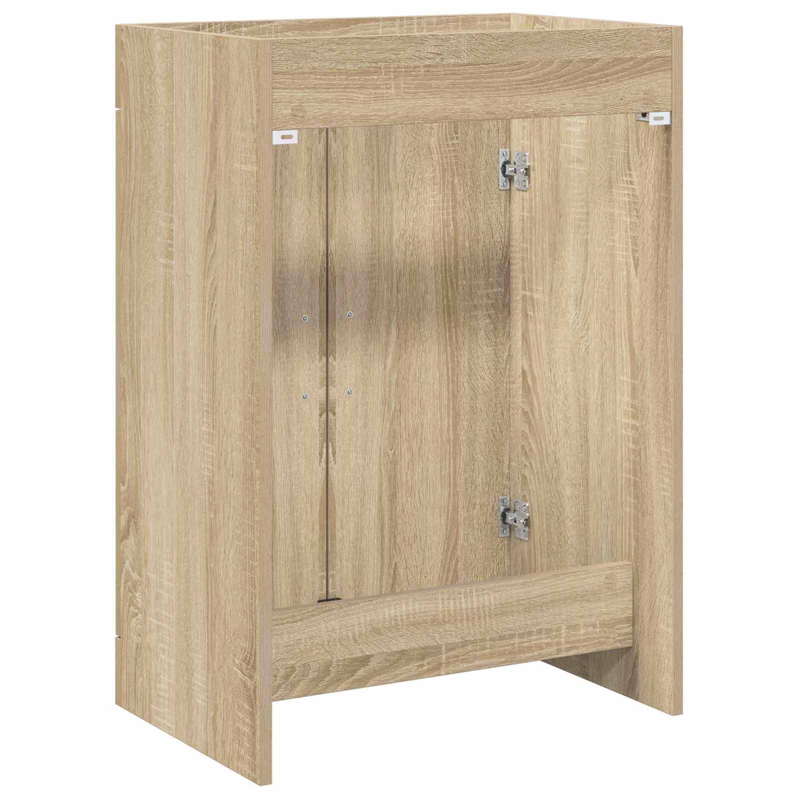 Badkamer Onder Wasbak Kast Sonoma Eiken 56 x 37,5 x 81 cm is nu te koop bij PeponiXL, paradijselijk wonen!