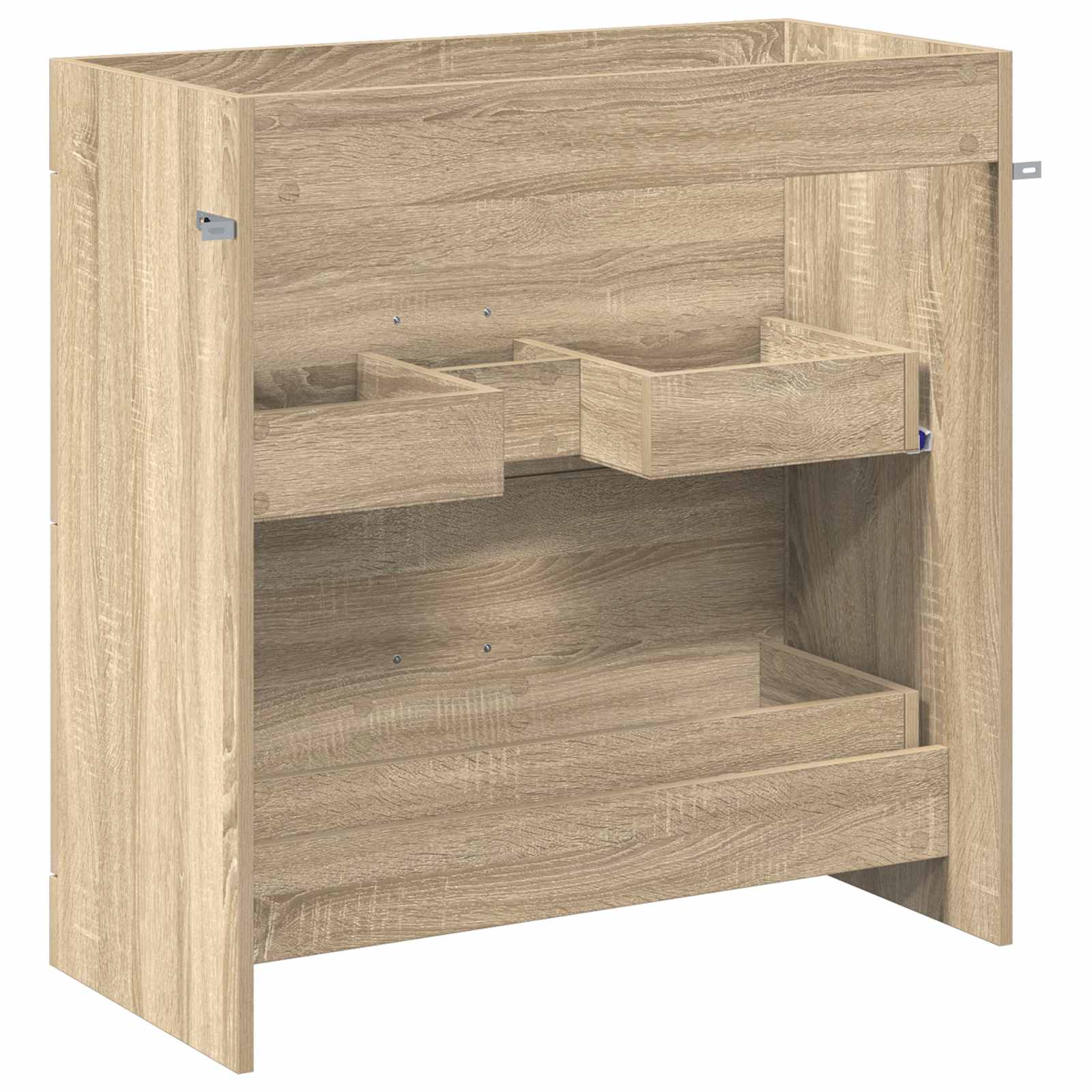 Badkamer Onder Wasbak Kast Sonoma Eiken 78,5 x 37,5 x 81 cm is nu te koop bij PeponiXL, paradijselijk wonen!