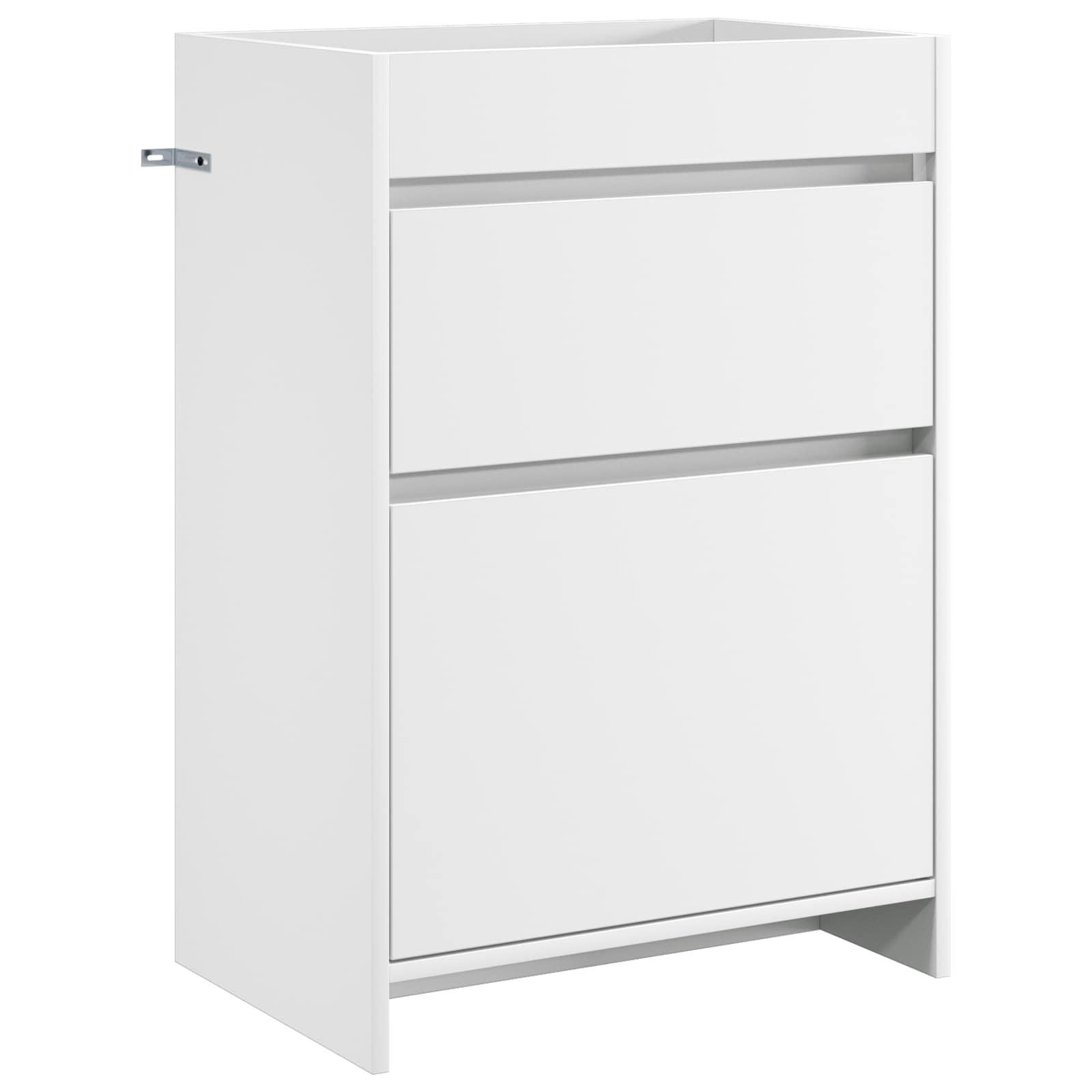 Badkamer Onder Wasbak Kast Wit 56 x 37,5 x 81 cm Bewerkt hout is nu te koop bij PeponiXL, paradijselijk wonen!