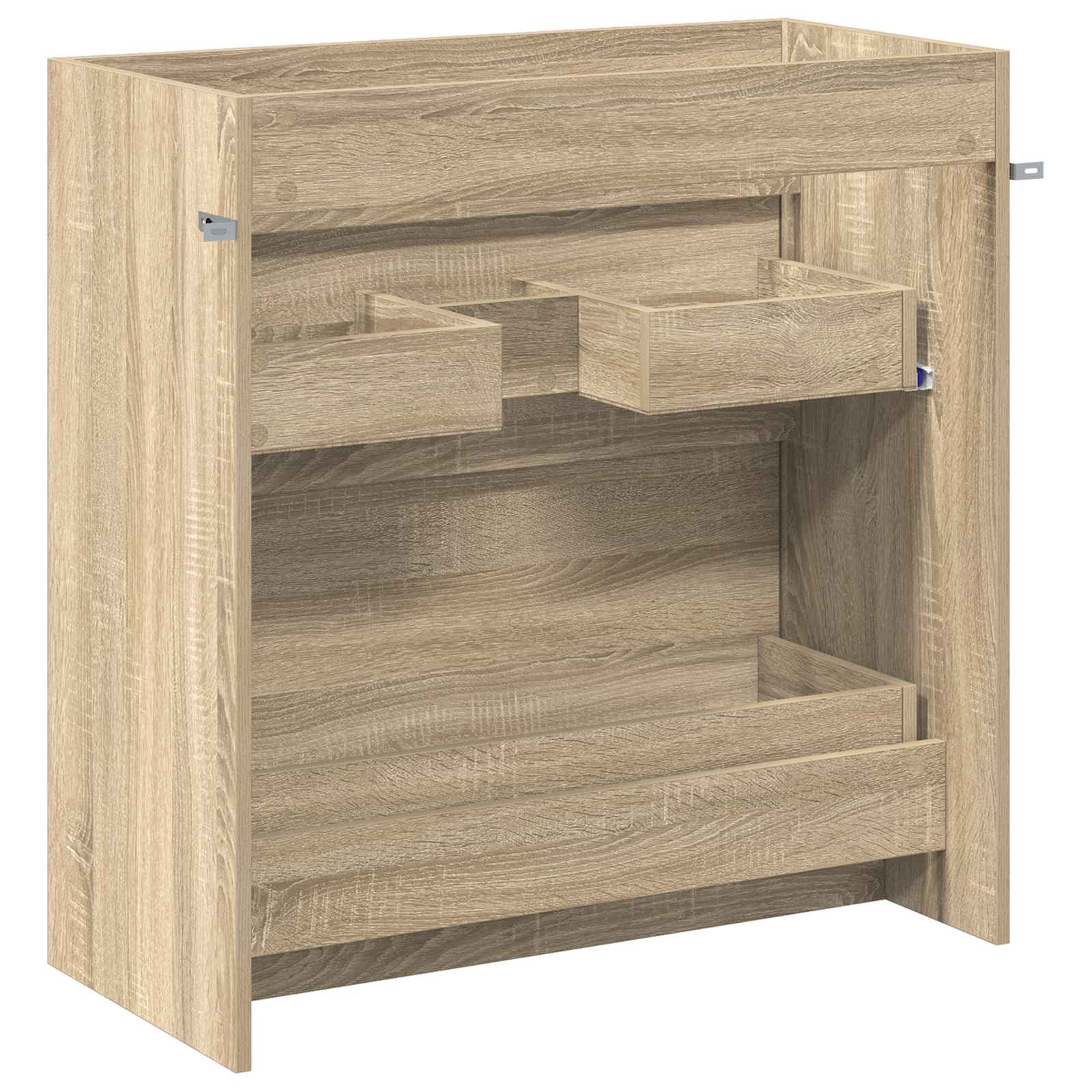 Badkamer Onder Wasbak Kast Sonoma Eiken 78,5 x 37,5 x 81 cm is nu te koop bij PeponiXL, paradijselijk wonen!