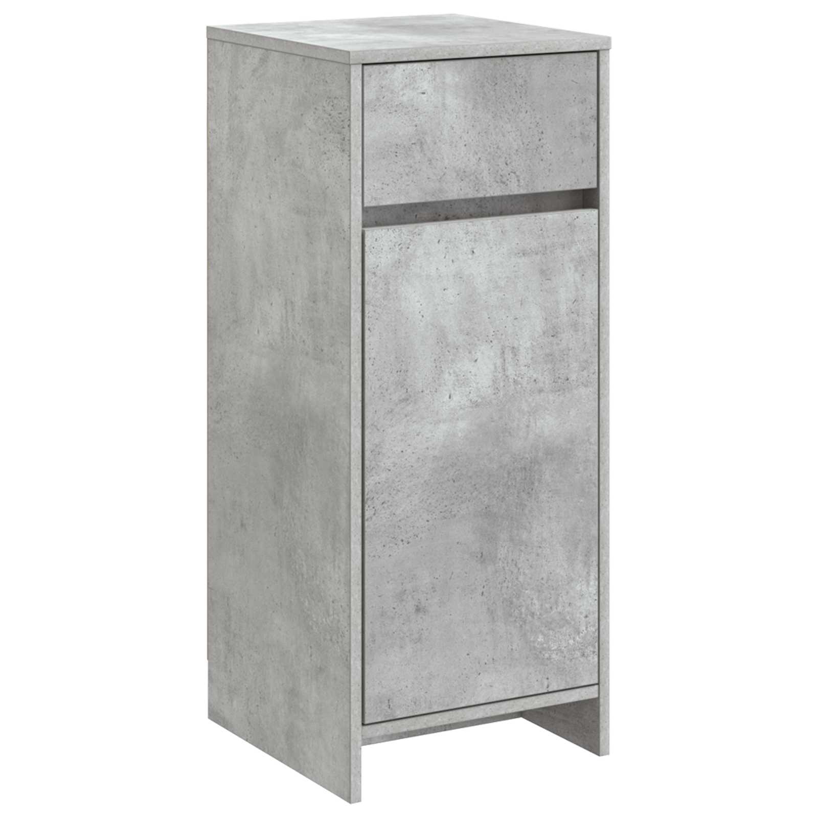 Badkamerkast Betongrijs 35 x 36,5 x 85 cm Bewerkt hout is nu te koop bij PeponiXL, paradijselijk wonen!