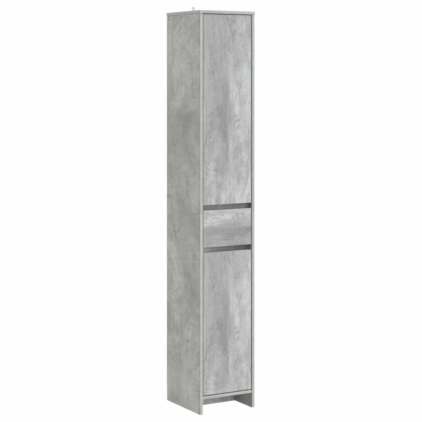Badkamerkast Betongrijs 30 x 33 x 190 cm Bewerkt hout is nu te koop bij PeponiXL, paradijselijk wonen!
