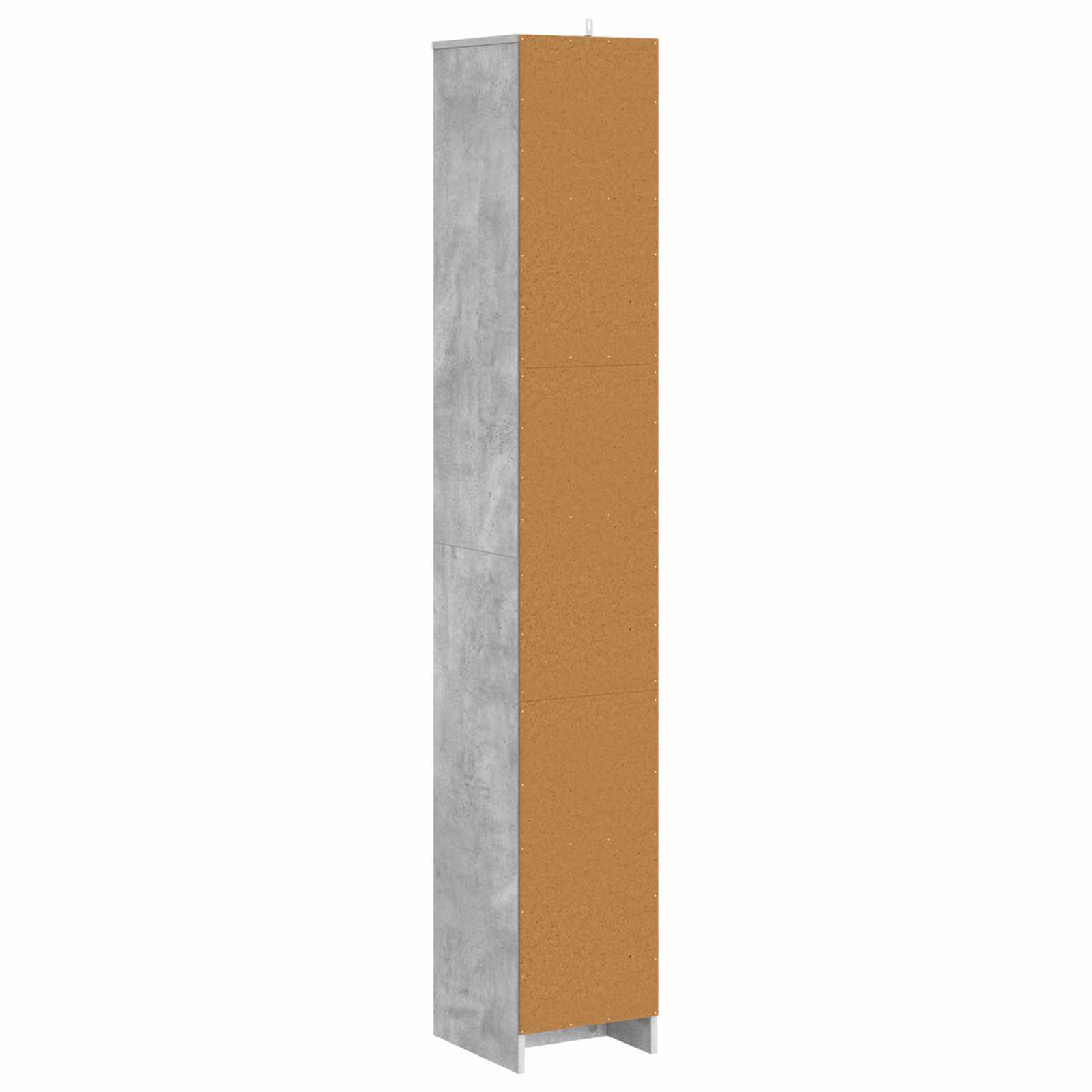 Badkamerkast Betongrijs 30 x 33 x 190 cm Bewerkt hout is nu te koop bij PeponiXL, paradijselijk wonen!