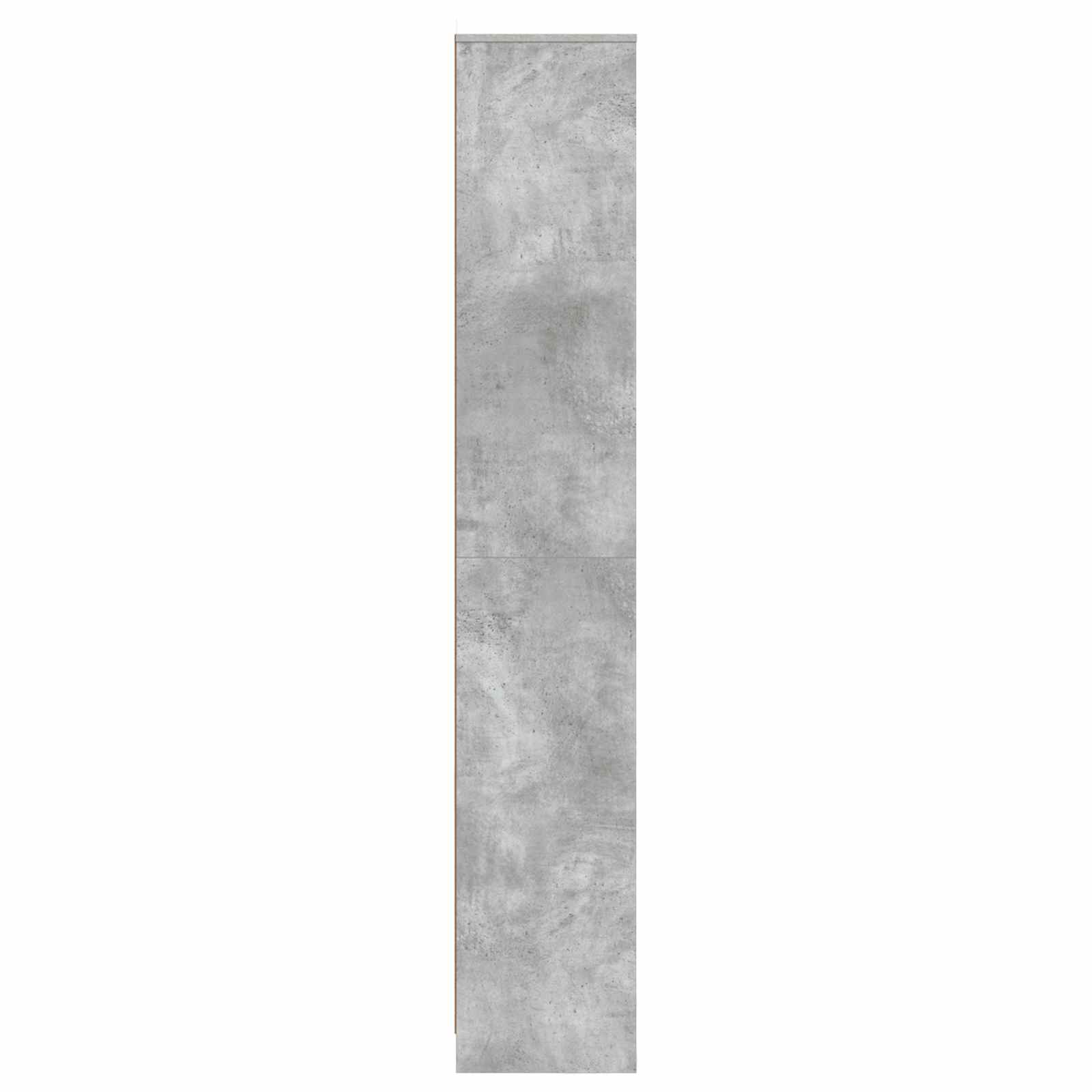 Badkamerkast Betongrijs 30 x 33 x 190 cm Bewerkt hout is nu te koop bij PeponiXL, paradijselijk wonen!