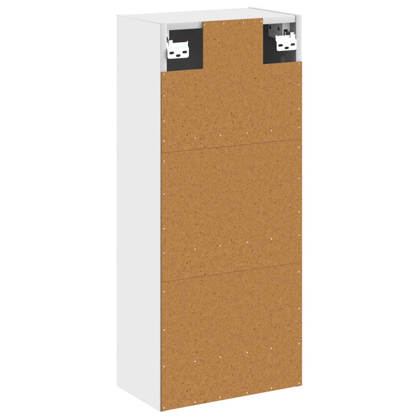 Wandgemonteerde wastafelmeubel Wit 35 x 20 x 81 cm Bewerkt hout is nu te koop bij PeponiXL, paradijselijk wonen!