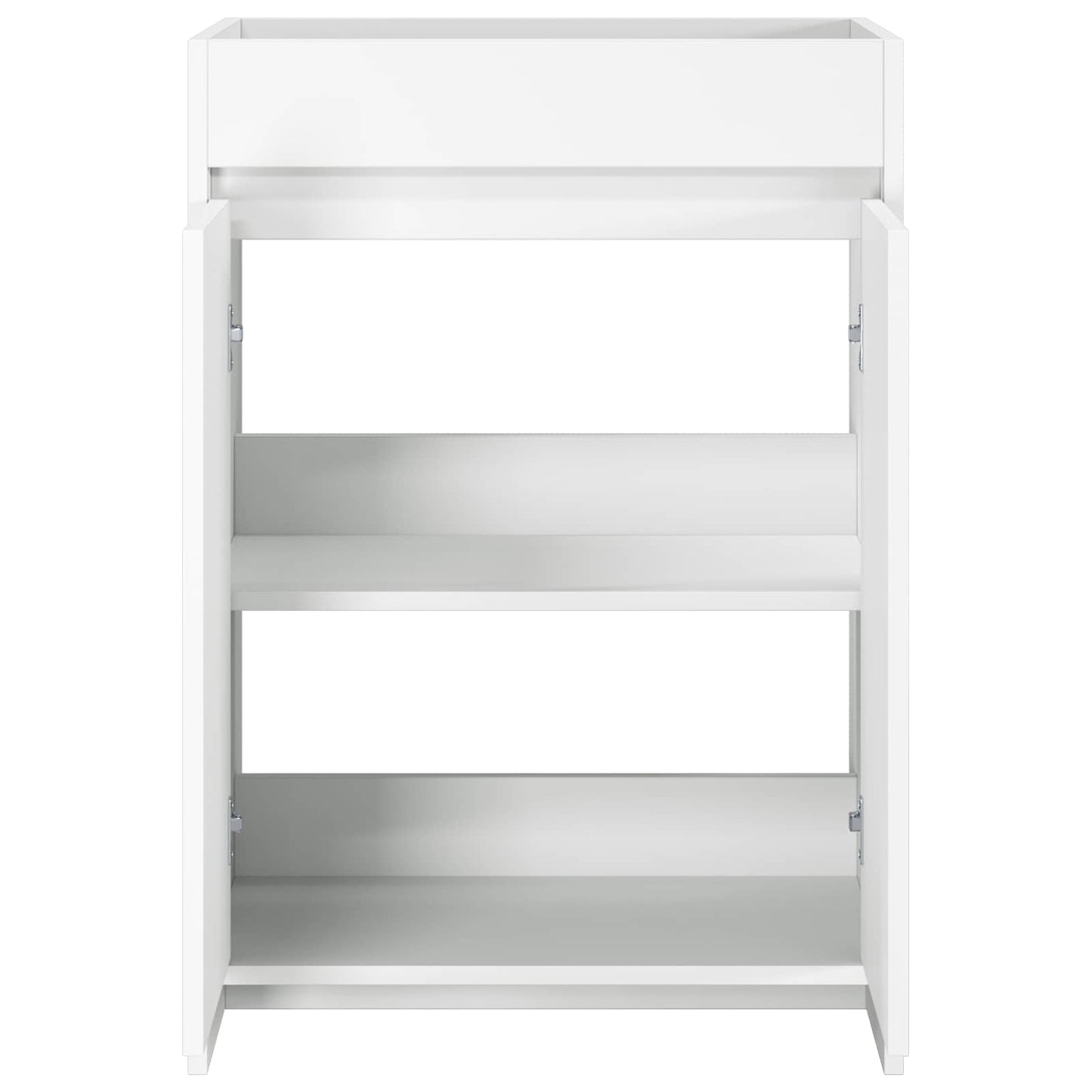 Badkamer Onder Wasbak Kast Wit 56 x 37,5 x 81 cm Bewerkt hout is nu te koop bij PeponiXL, paradijselijk wonen!