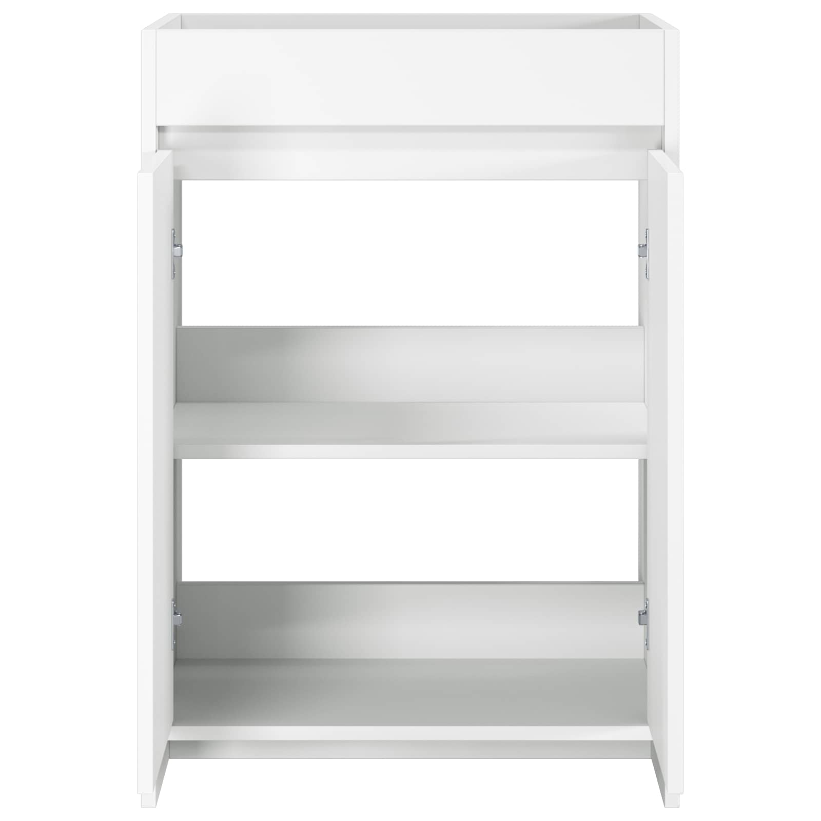 Badkamer Onder Wasbak Kast Wit 56 x 37,5 x 81 cm Bewerkt hout is nu te koop bij PeponiXL, paradijselijk wonen!