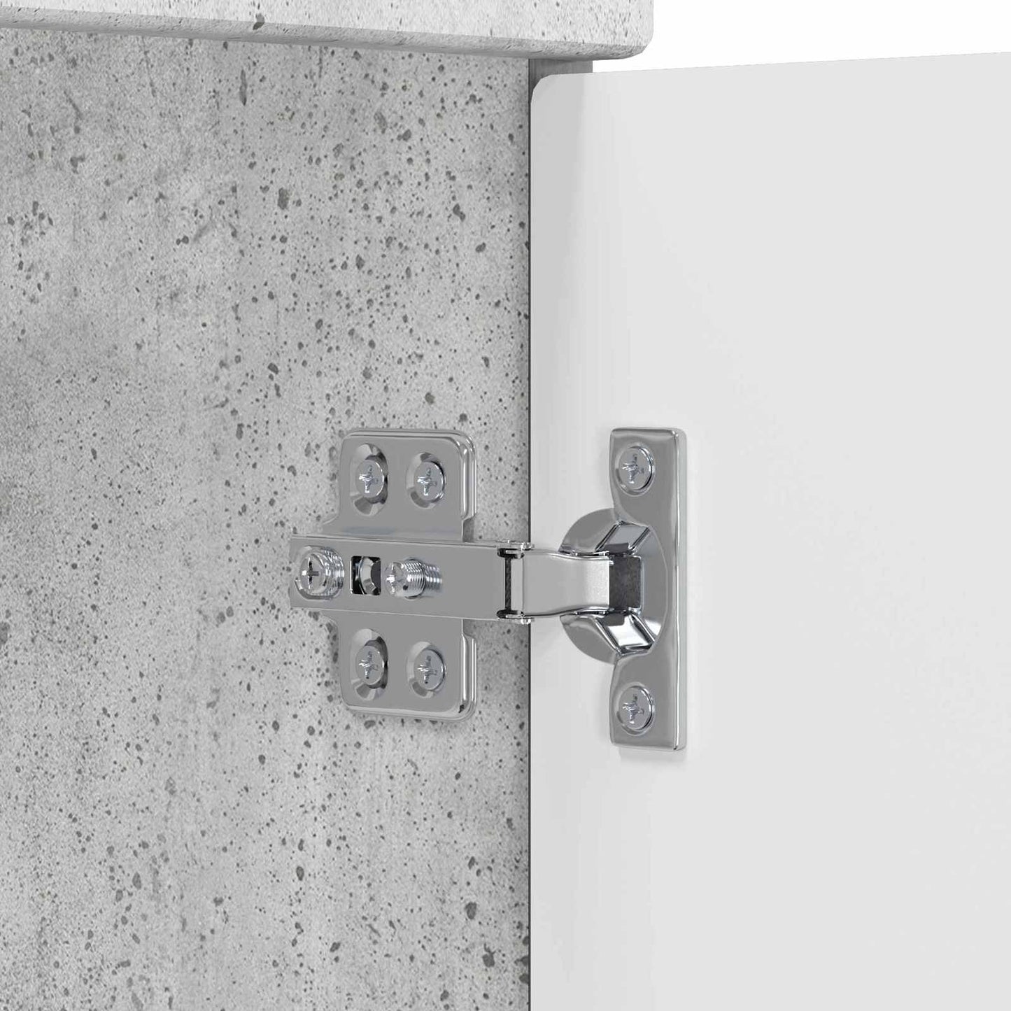 Badkamer Onder Wasbak Kast Betongrijs 56 x 37,5 x 81 cm is nu te koop bij PeponiXL, paradijselijk wonen!