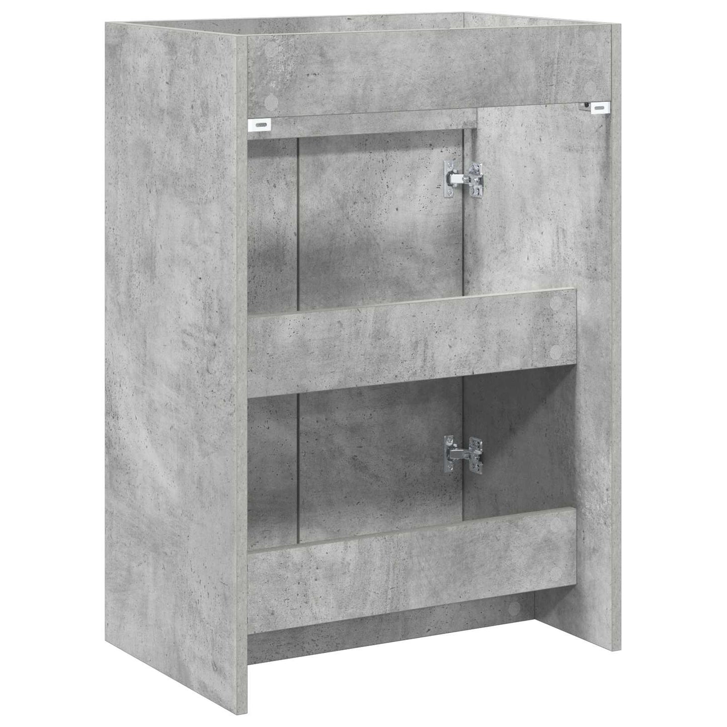 Badkamer Onder Wasbak Kast Betongrijs 56 x 37,5 x 81 cm is nu te koop bij PeponiXL, paradijselijk wonen!