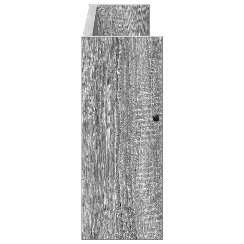 Tijdschrift Rek Grijs Sonoma 60 x 12 x 30 cm Bewerkt hout is nu te koop bij PeponiXL, paradijselijk wonen!