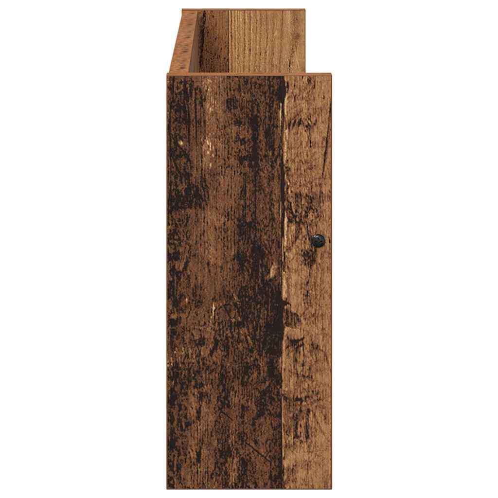 Tijdschrift Rek met plank Oudhout 60 x 12 x 30 cm Bewerkt hout is nu te koop bij PeponiXL, paradijselijk wonen!
