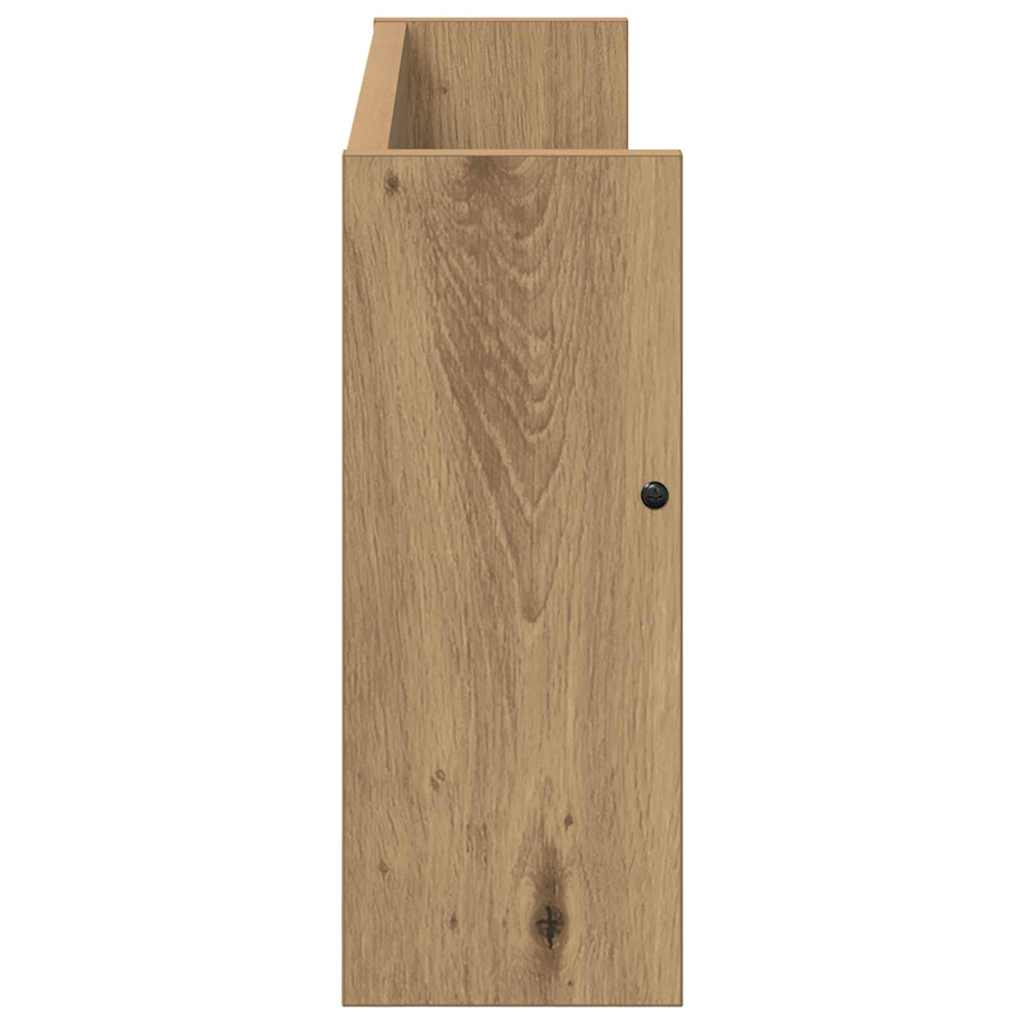 Tijdschrift Rek Artisan Eiken 60 x 12 x 30 cm Bewerkt hout is nu te koop bij PeponiXL, paradijselijk wonen!