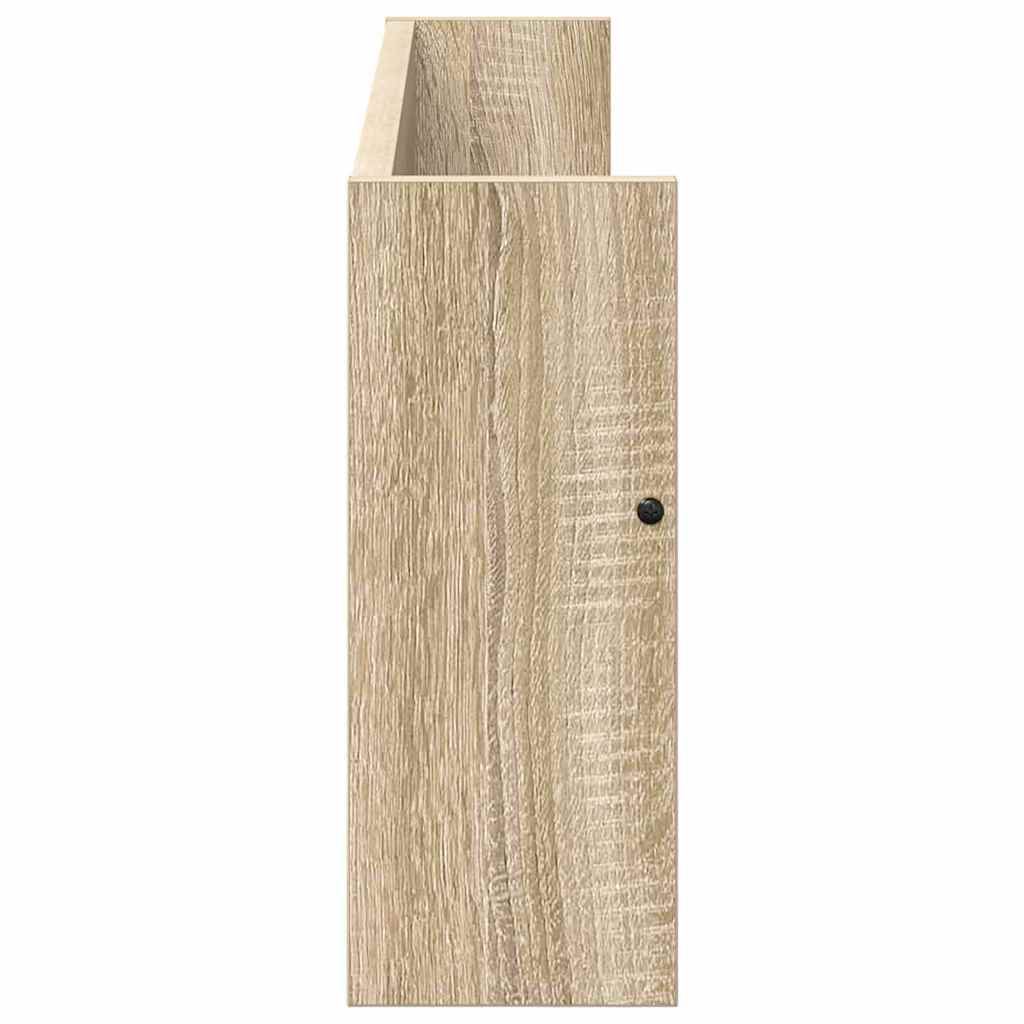 Tijdschrift Rek 2 pcs Sonoma Eiken 80 x 12 x 30 cm Bewerkt hout is nu te koop bij PeponiXL, paradijselijk wonen!