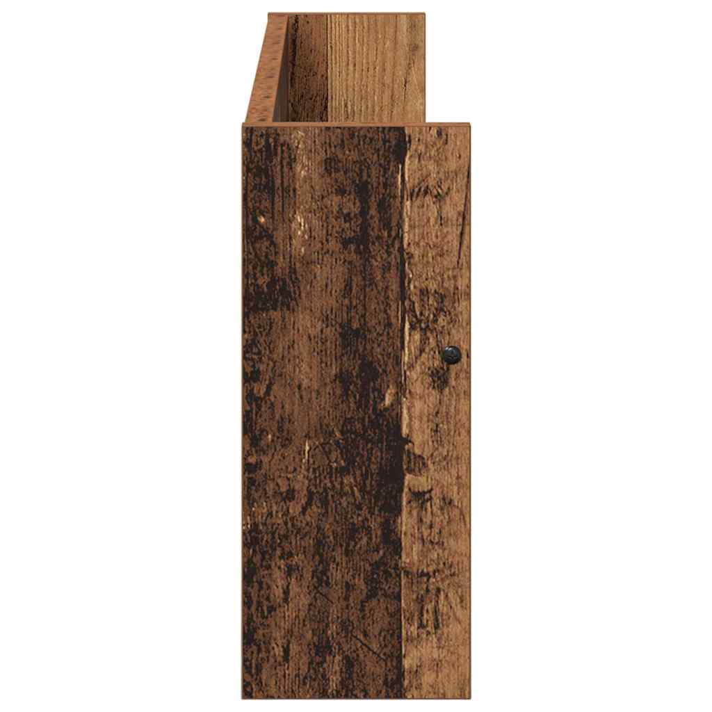 Tijdschrift Rek met plank Oudhout 80 x 12 x 30 cm Bewerkt hout is nu te koop bij PeponiXL, paradijselijk wonen!